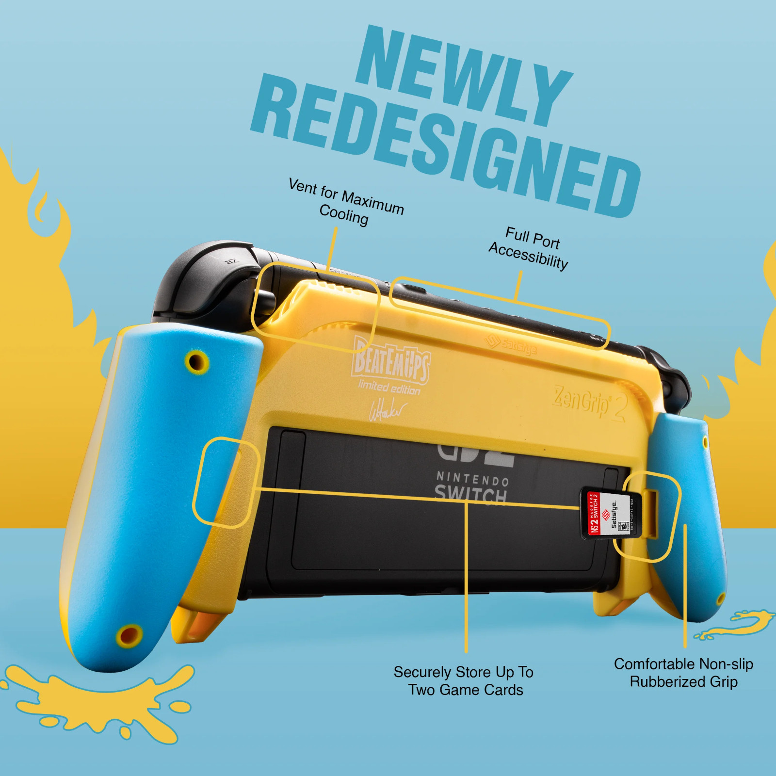 ZenGrip 2 – BeatEmUps Standard Bundle Limited Edition for Nintendo Switch 2