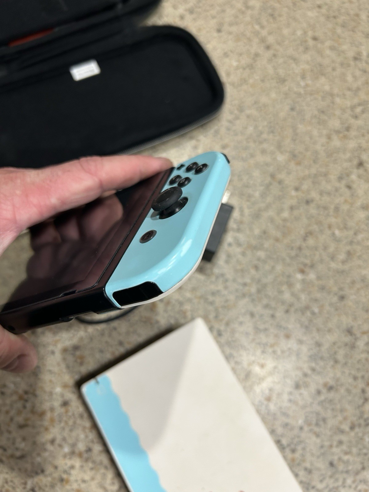 Nintendo Switch Console with Dock-Case-Charger-Works-Has Wear-Scratches!!!Read!!