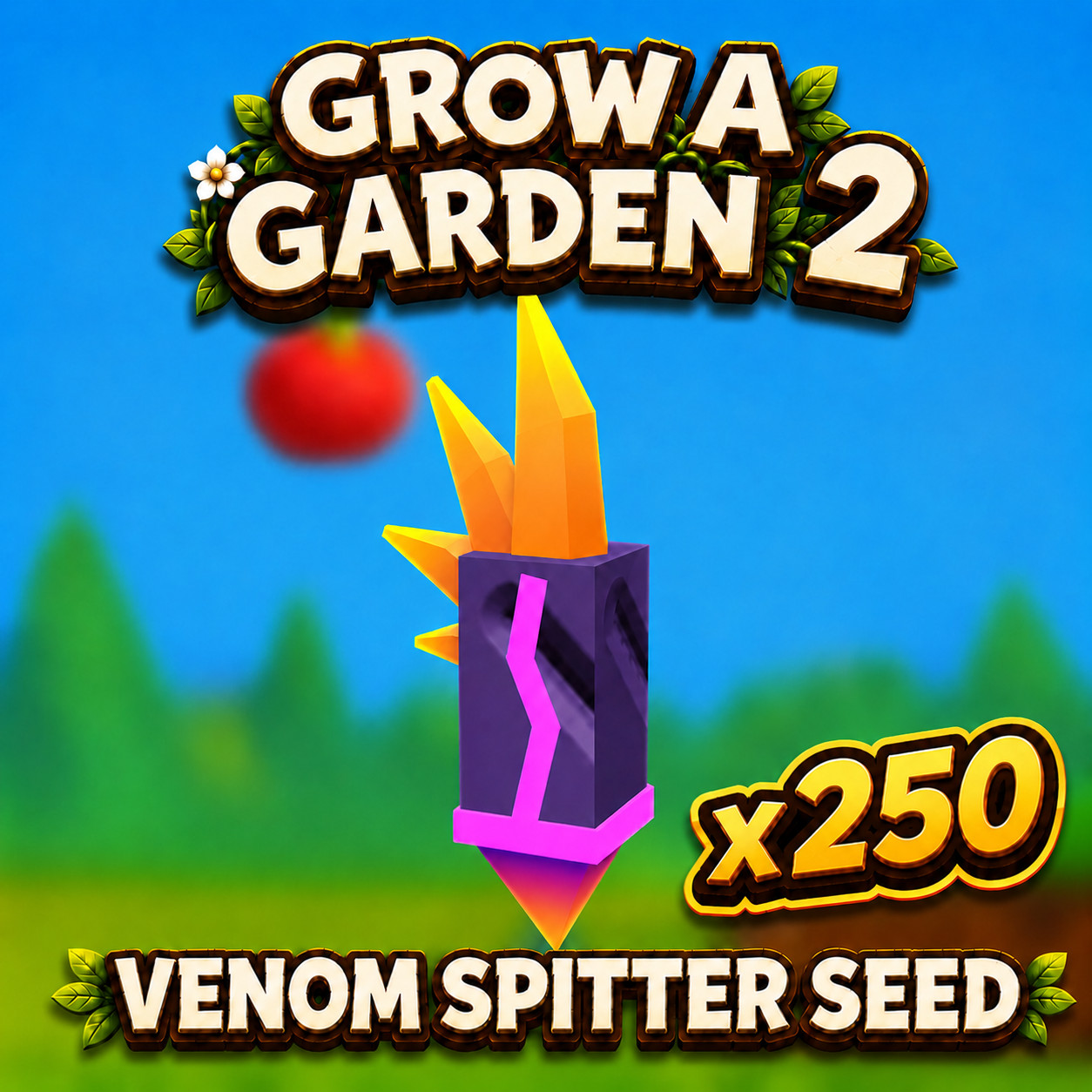 💧 250x Venom Spitter Seed 🌱 Grow 🪴 a Garden 2 🌳