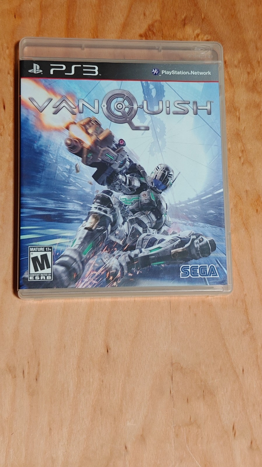 SEGA Vanquish Sony PlayStation 3 Shooter Third Person NTSC-U/C Manual M 2010
