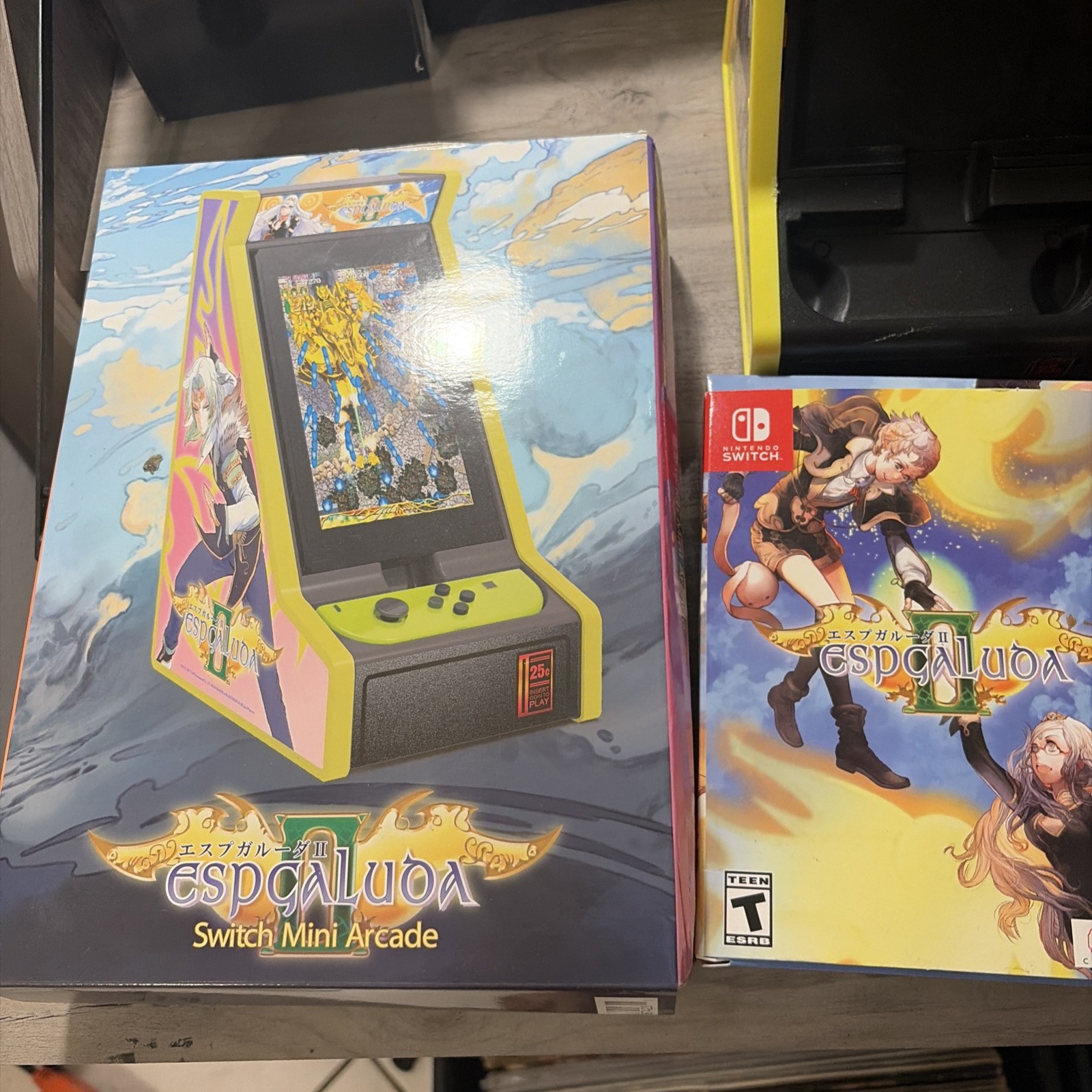 Espgaluda II Steelbook Edition w/ Mini Arcade Switch LTR #155 NO GAME