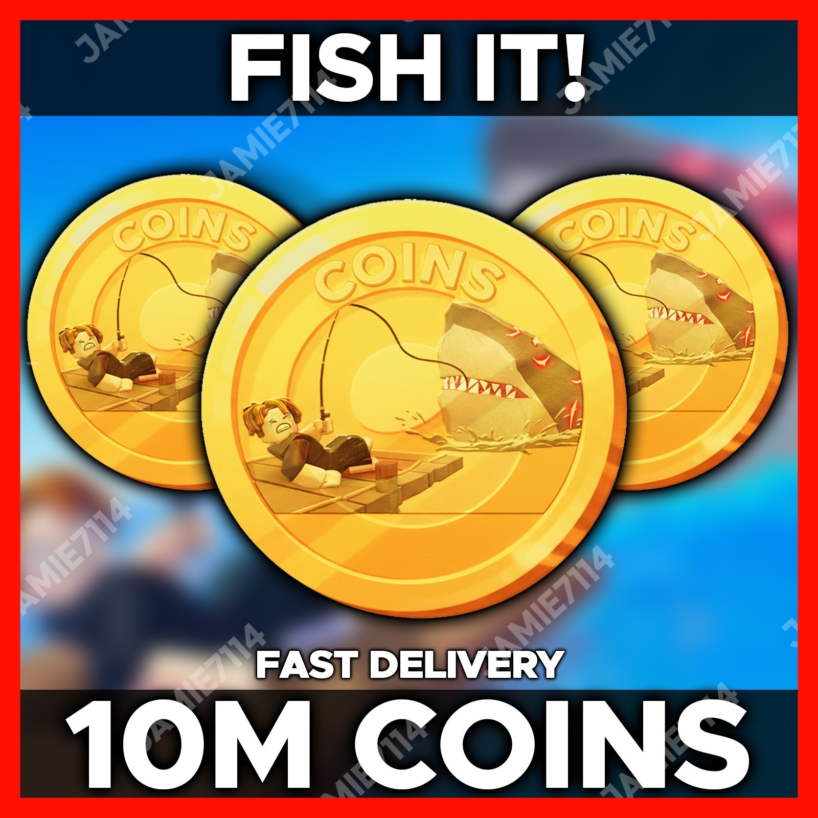 10 MILLION COINS💰 FISH IT!🐟 | 10M COINS | CHEAPEST |‼️FAST & EASY DELIVERY‼️