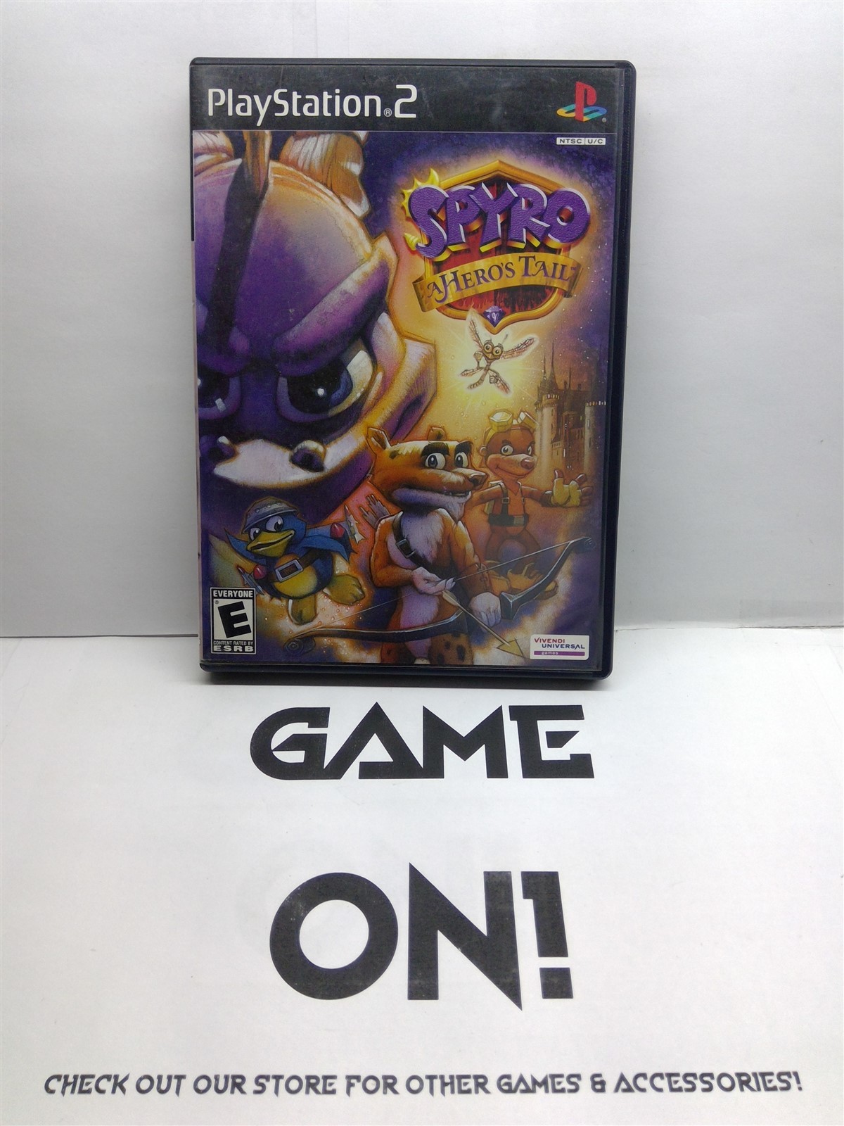 Spyro: A Hero’s Tail (PlayStation 2, 2004) Complete Tested Working – Free Ship