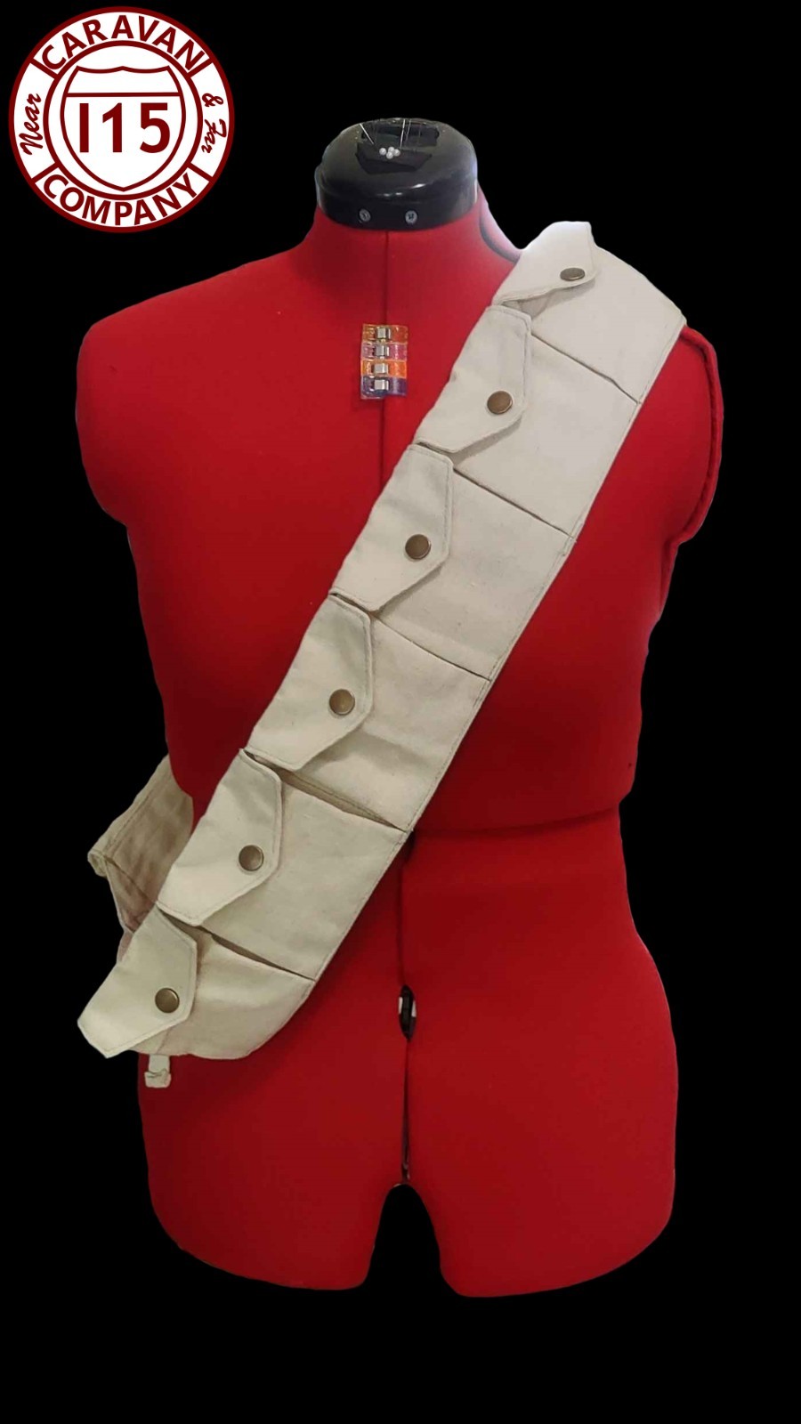 NCR Canvas Bandoleer Fallout New Vegas Handmade Cosplay Bandolier Equipment
