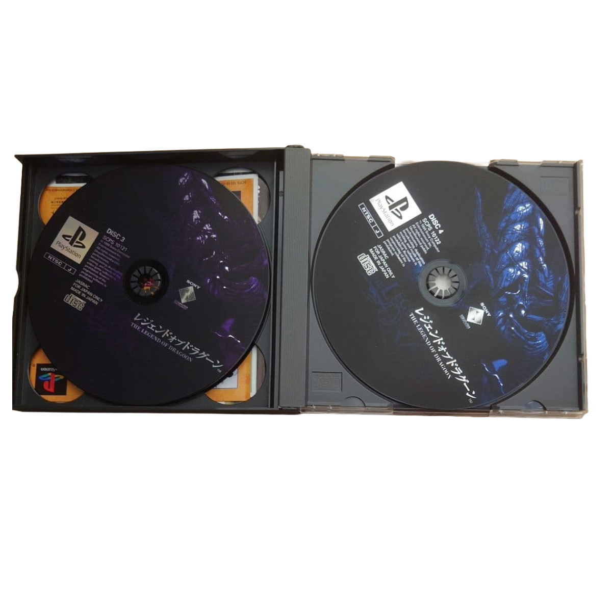 Legend of Dragoon Sony PlayStation PS1 Japan Ver. SCPS 10119-10122 NTSC-J CIB