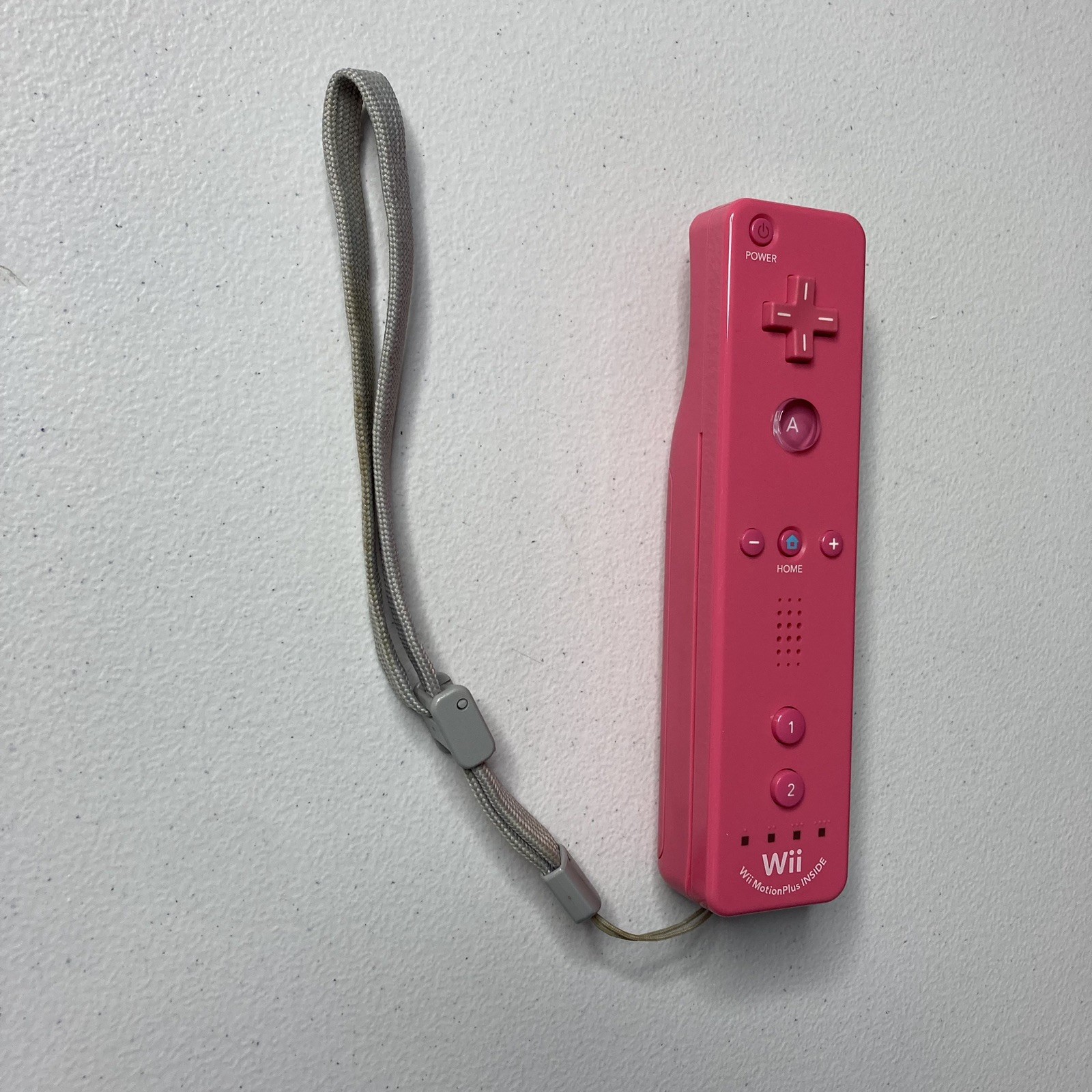 Official Nintendo Motion Plus Controller Pink RVL-036 Wii Remote OEM – Tested🔥