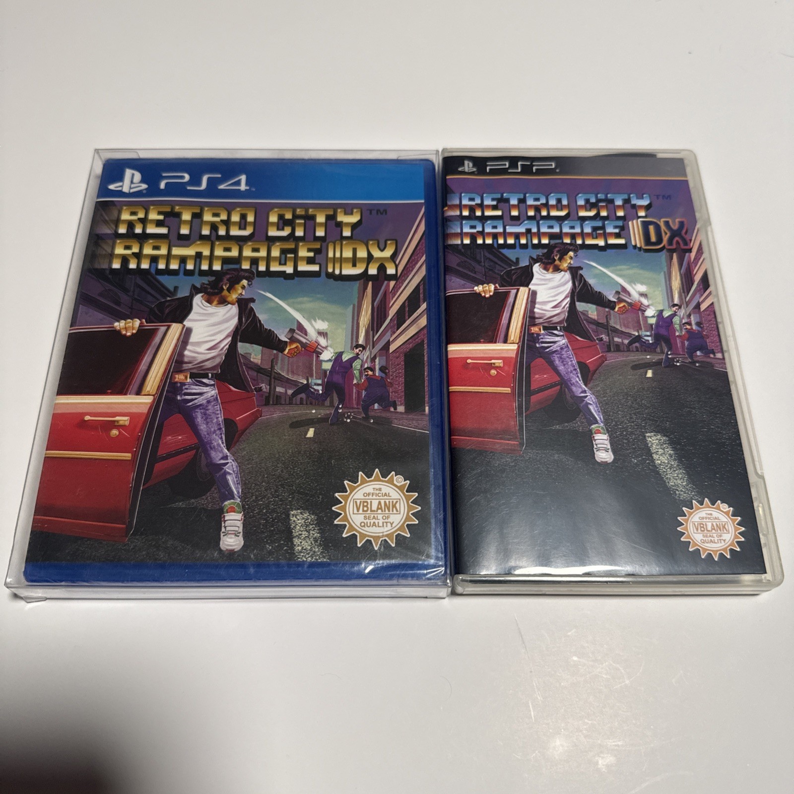 NEW Retro City Rampage DX PlayStation 4 PS4 W/PSP Case/Manual Vblank RARE