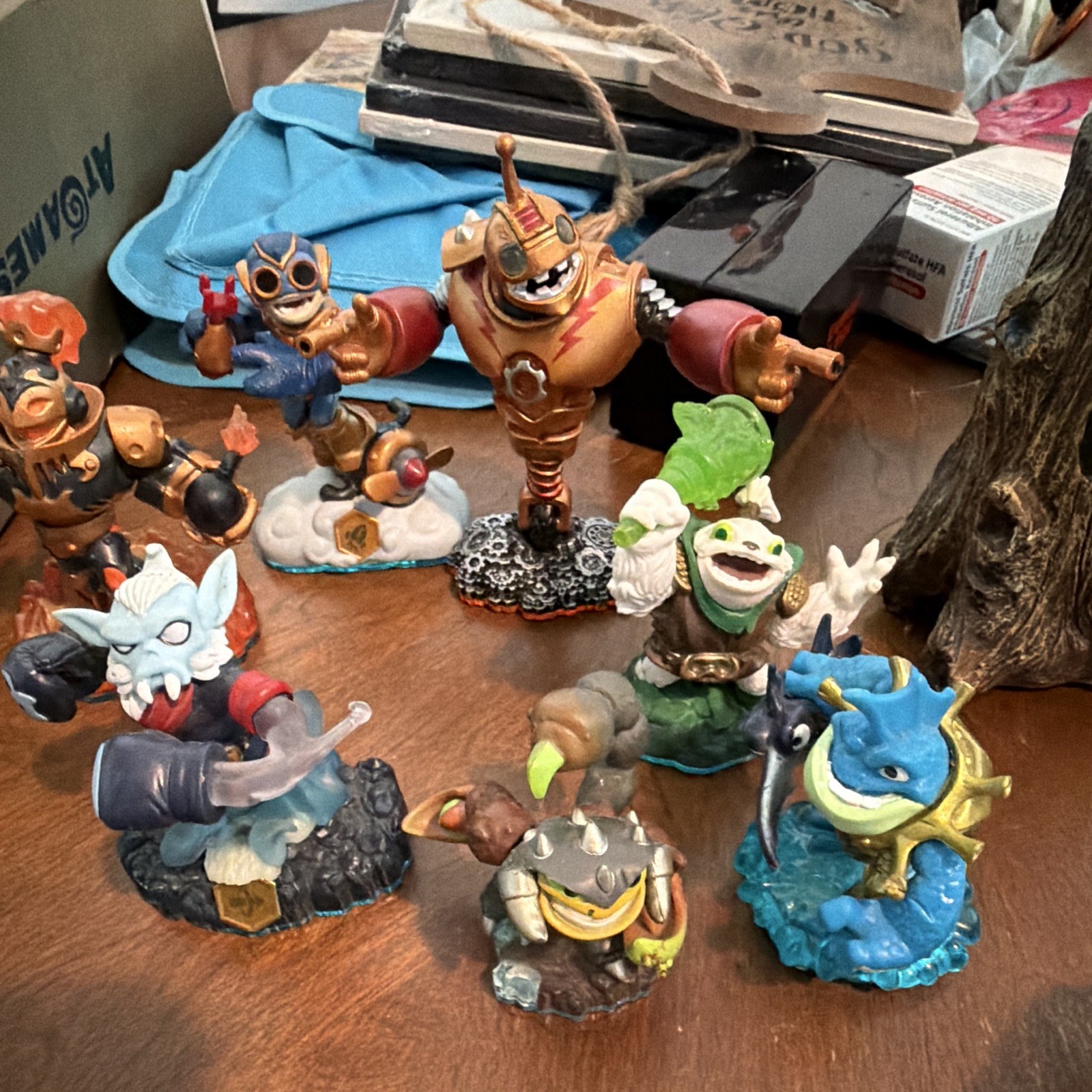 Activision Skylanders Painted Character Figure Lot (6) Eruptor Chop Chop +