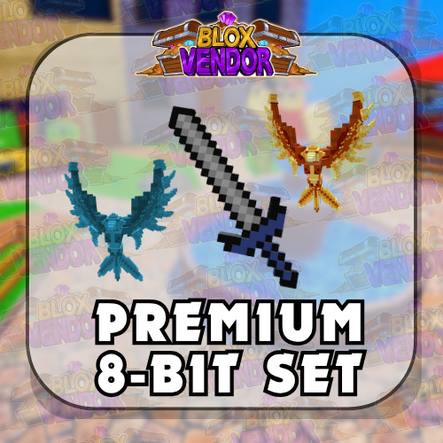 Murder Mystery 2 MM2 | Premium 8-Bit Set | Godly Knives and Guns