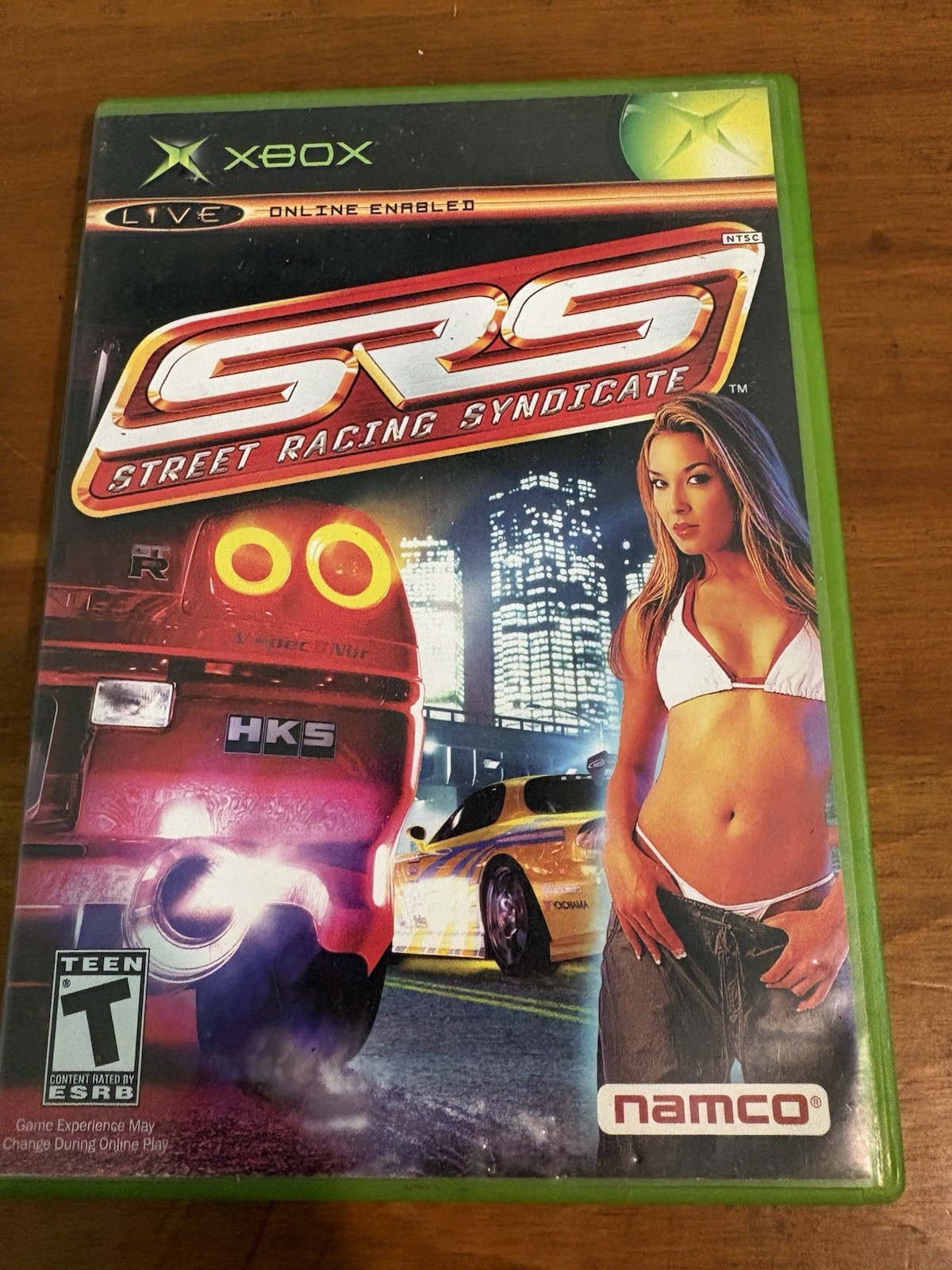 Namco SRS: Street Racing Syndicate Xbox Racing Game Manual Included