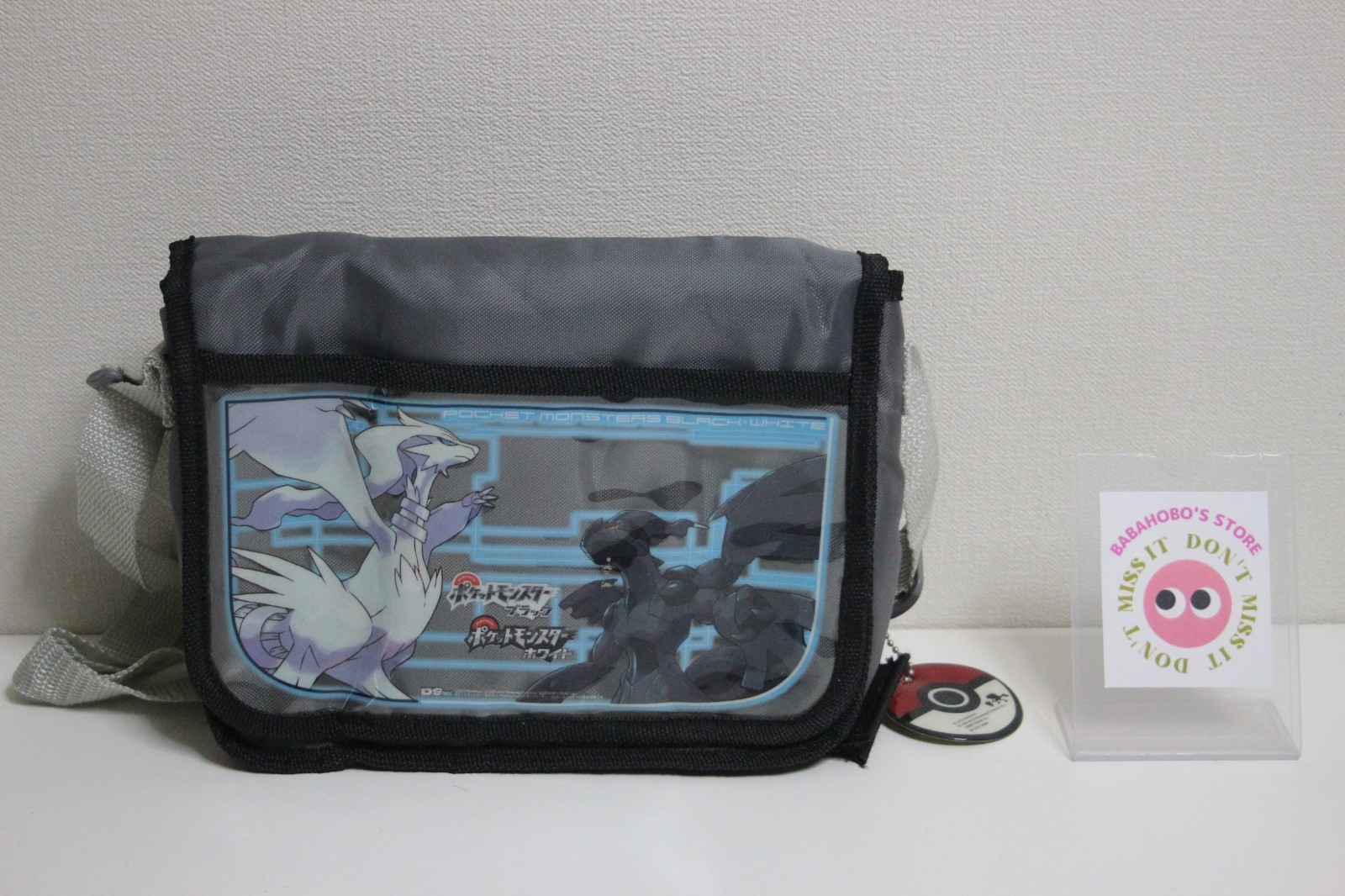 Pokemon Black and White Carrying Case Pouch for Nintendo DS or 3DS XL Japan