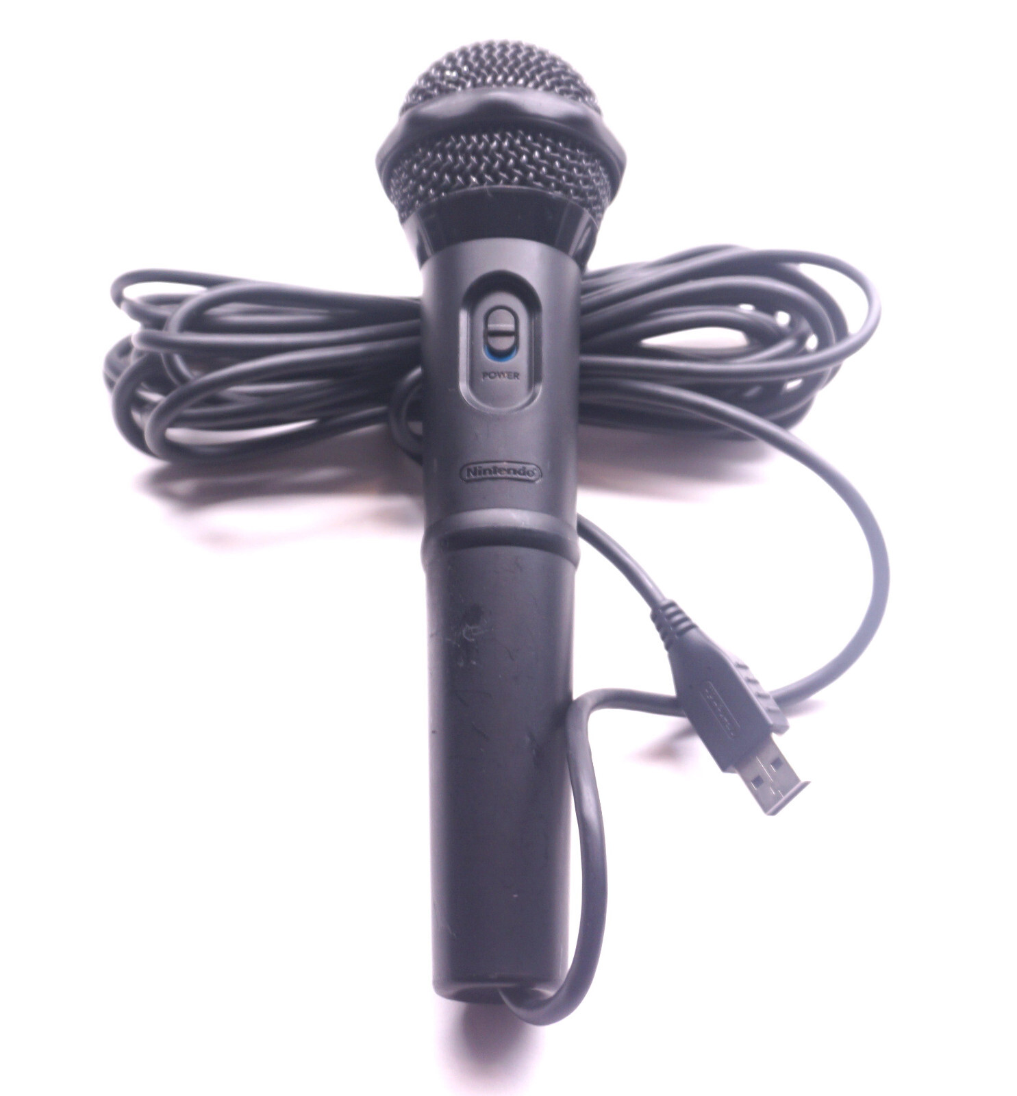 Nintendo Wii U Microphone WUP-021 Wired USB Tested for Karaoke Official OEM Used