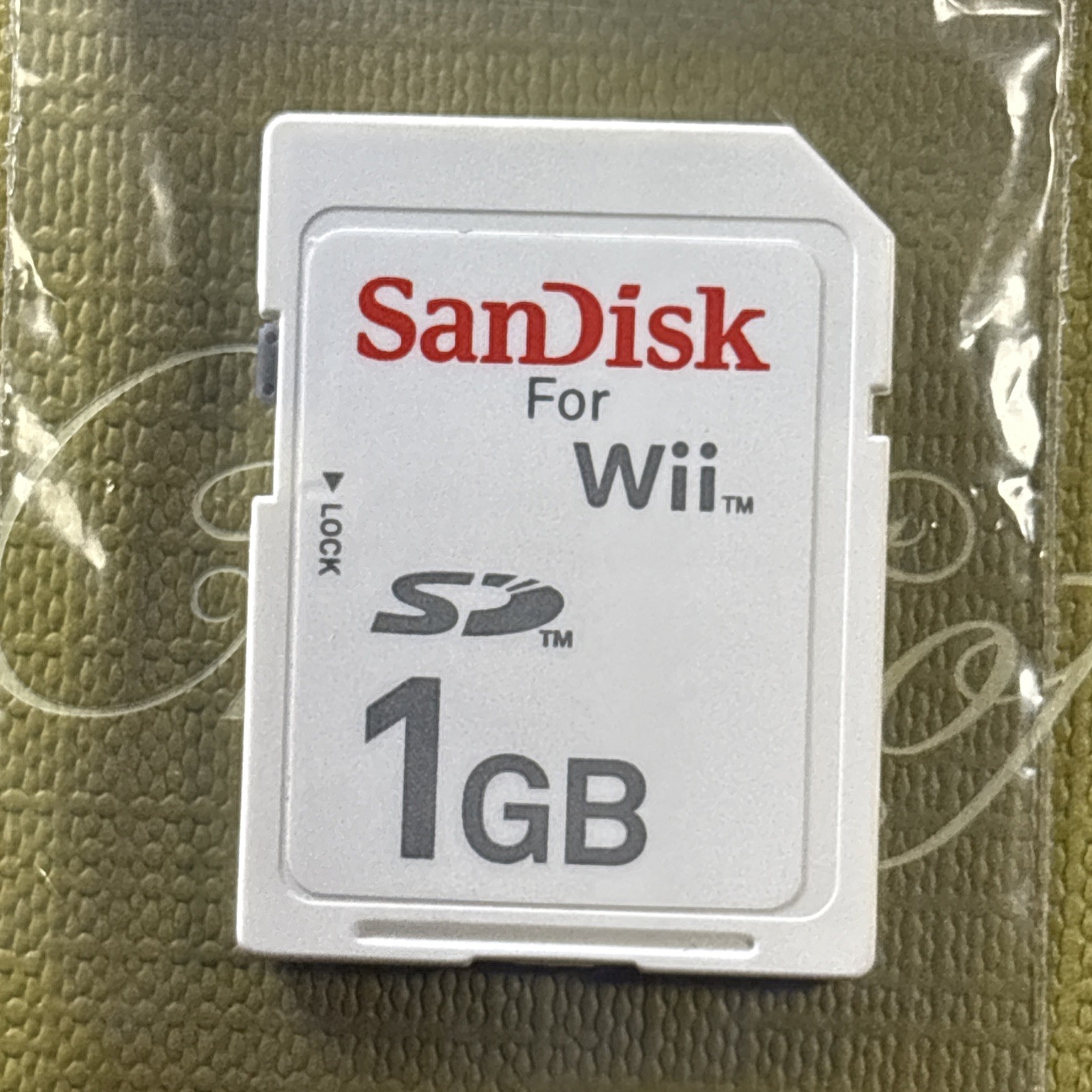 SanDisk 1.0 GB Gaming SD For Nintendo Wii Gaming Memory Card | Works Perfectly