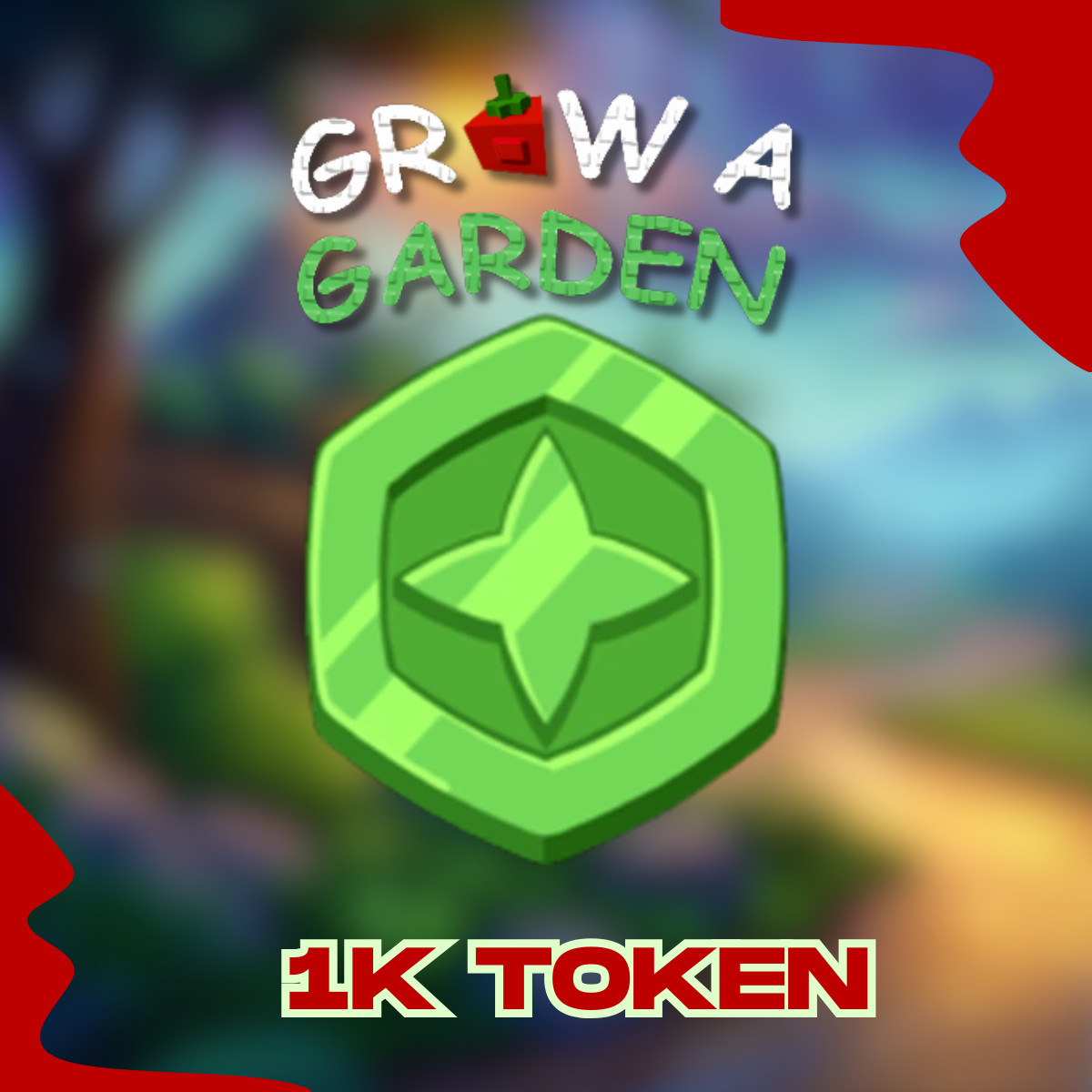 Grow a Garden | Token 1K – 10K | GAG Cheapest ⚡ Fast Delivery ⚡