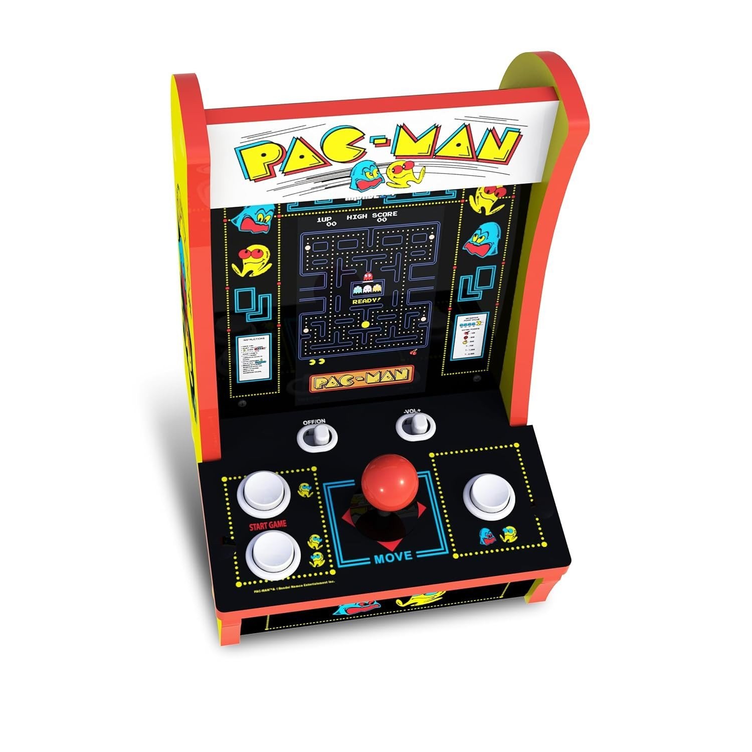 Arcade1Up Pac-Man 3-in-1 Countercade Tabletop Arcade Machine 1Y Warranty