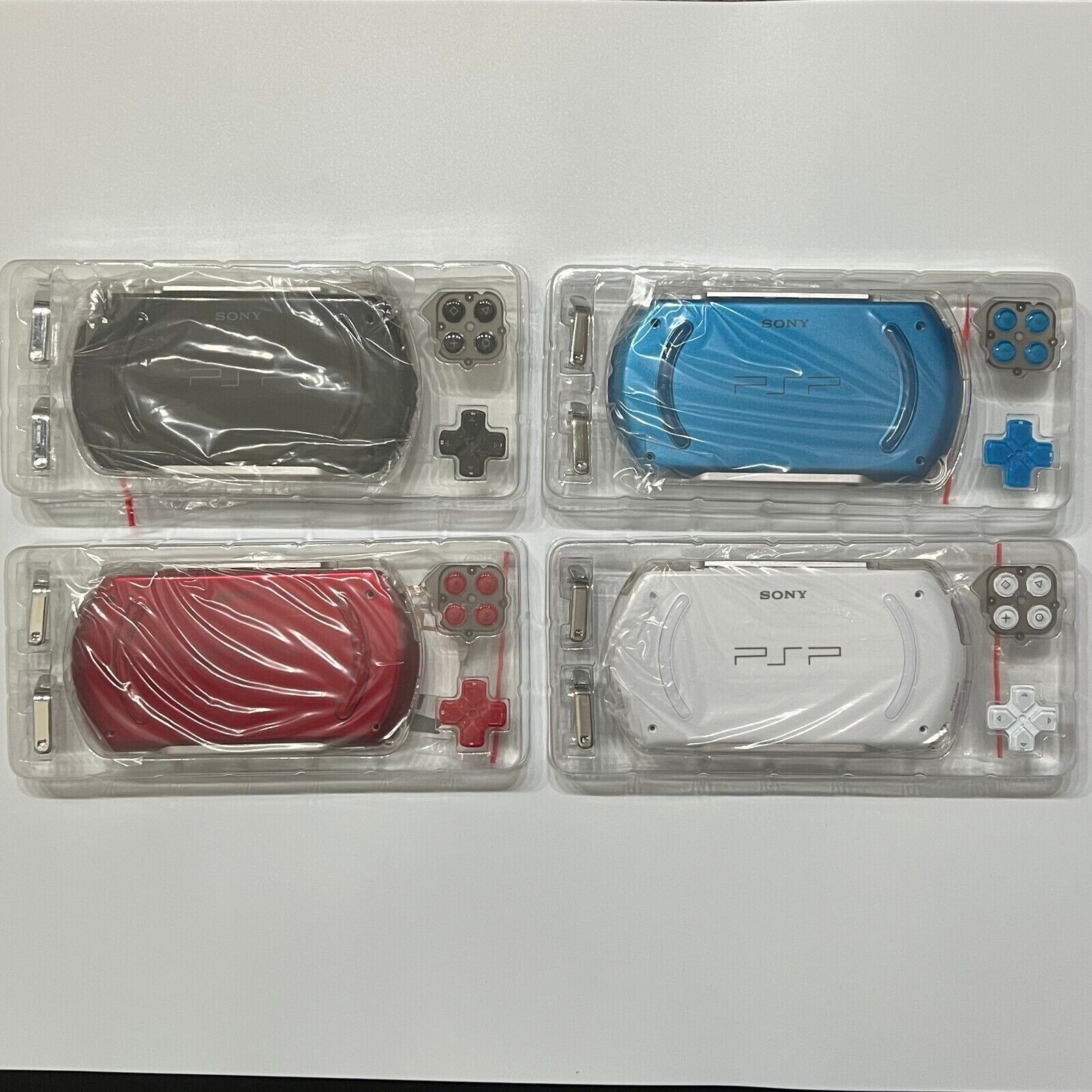 NEW Blue Red White Black PSP Go Replacement Shell Case Casing