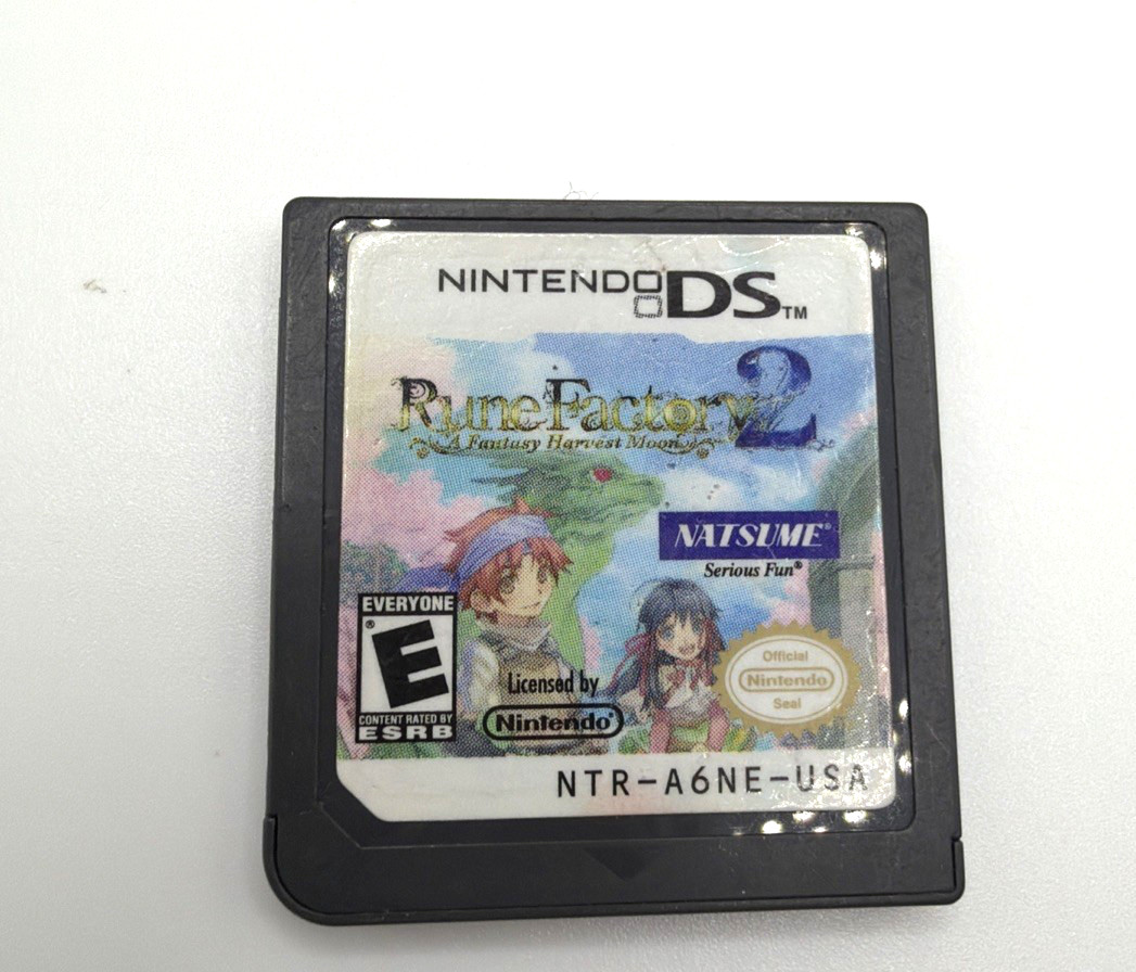 Rune Factory 2 A Fantasy Harvest Moon (Nintendo DS) USA Tested and Working