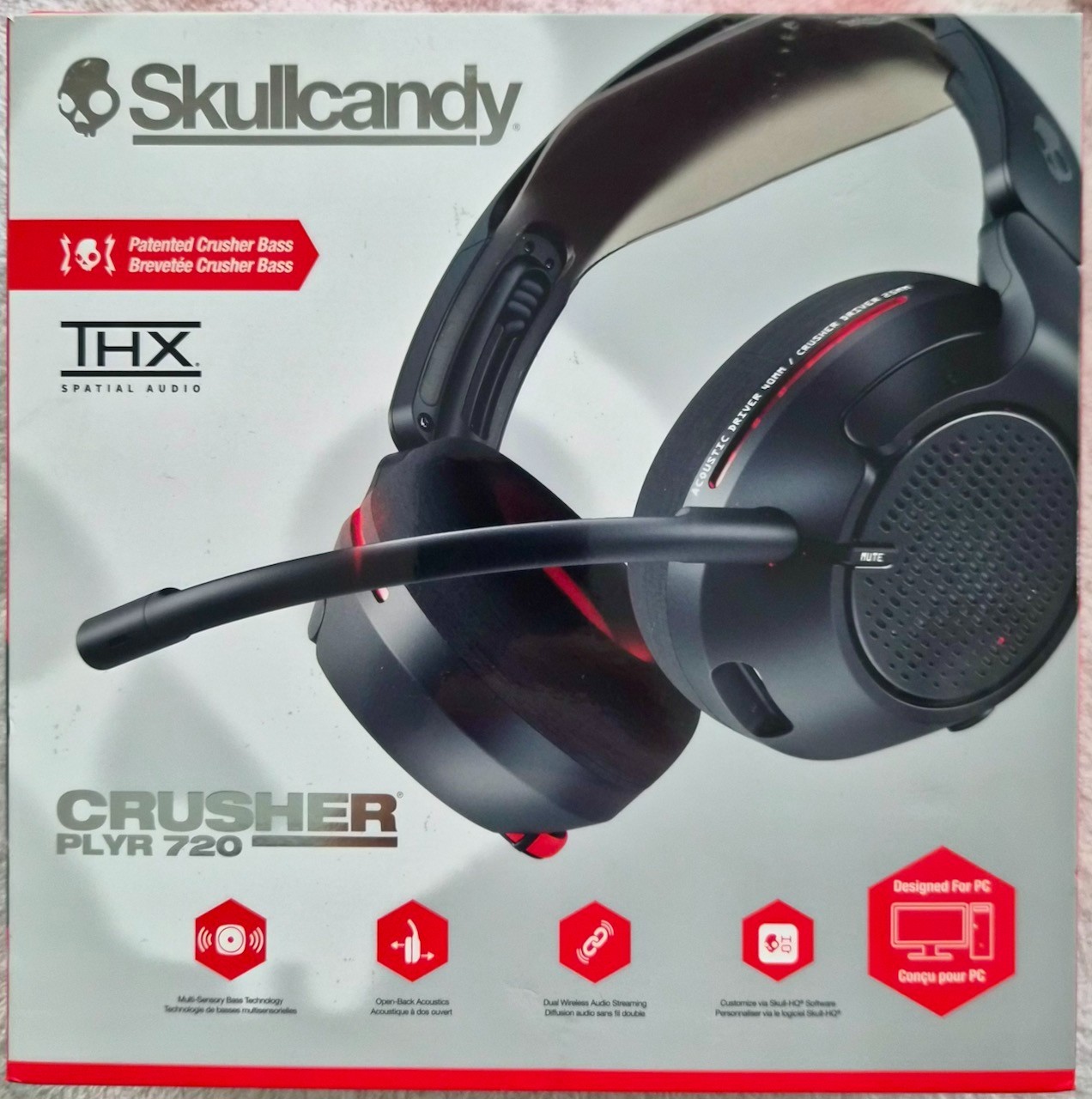 2025 Skullcandy Crusher PLYR 720 Wireless Gaming Headset – Brand New
