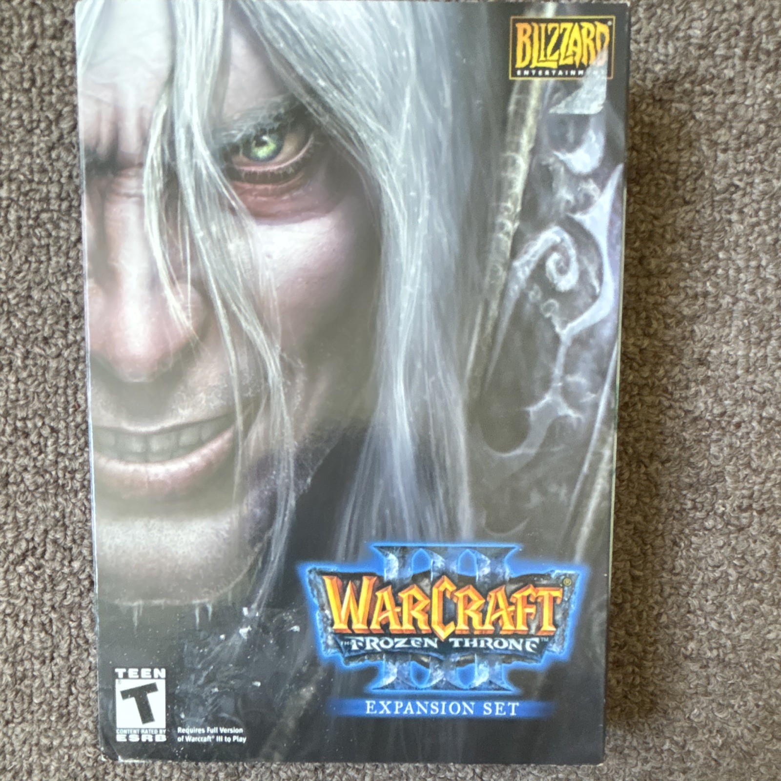 Blizzard Warcraft III: The Frozen Throne Expansion Pack PC Strategy w/ Manual