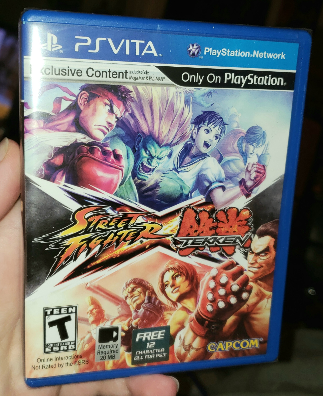 Brand New SEALED Street Fighter X Tekken (Sony PlayStation Vita, 2012)