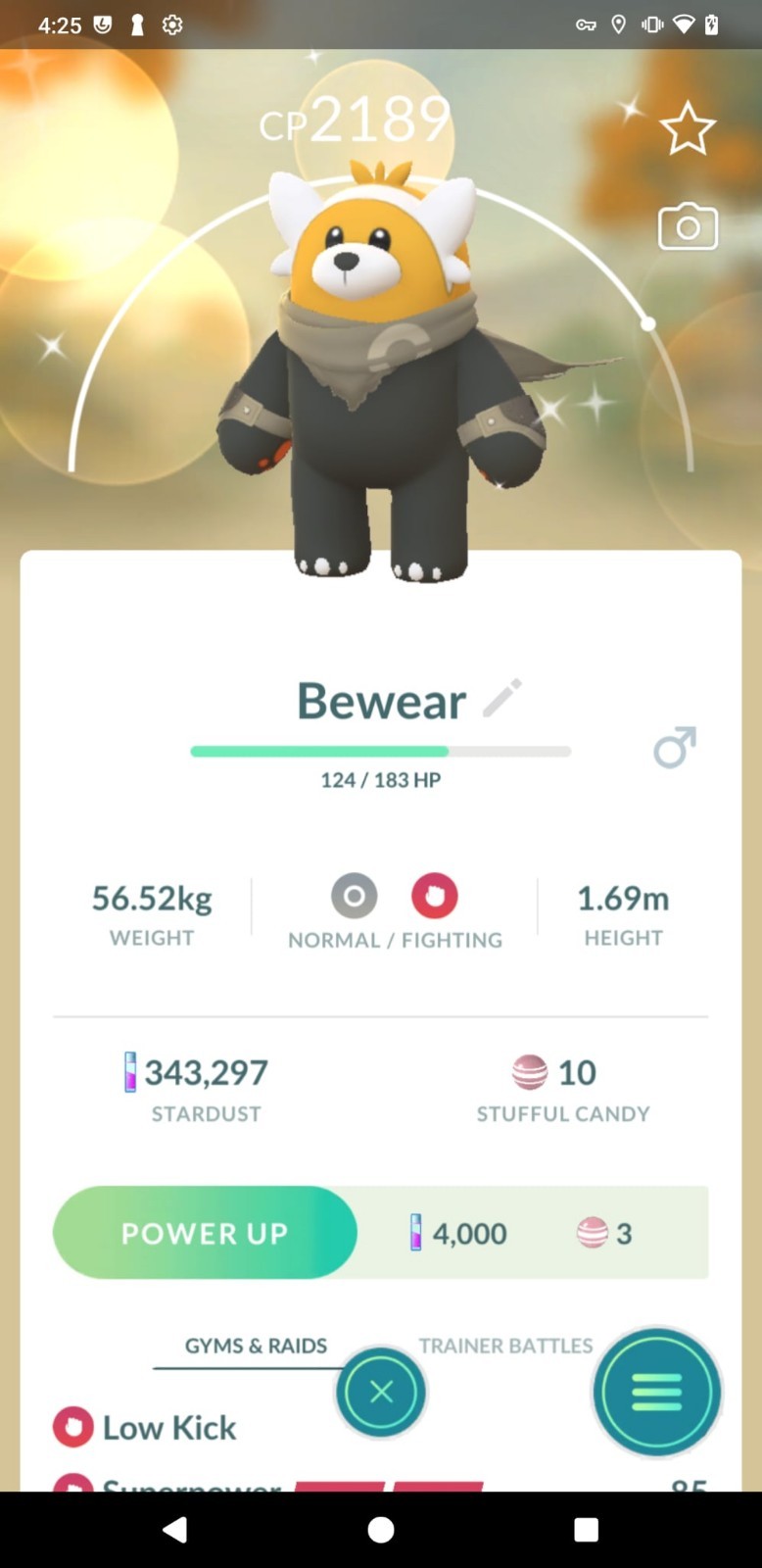 Shiny Bewear wilderness cape costume P T C Read description