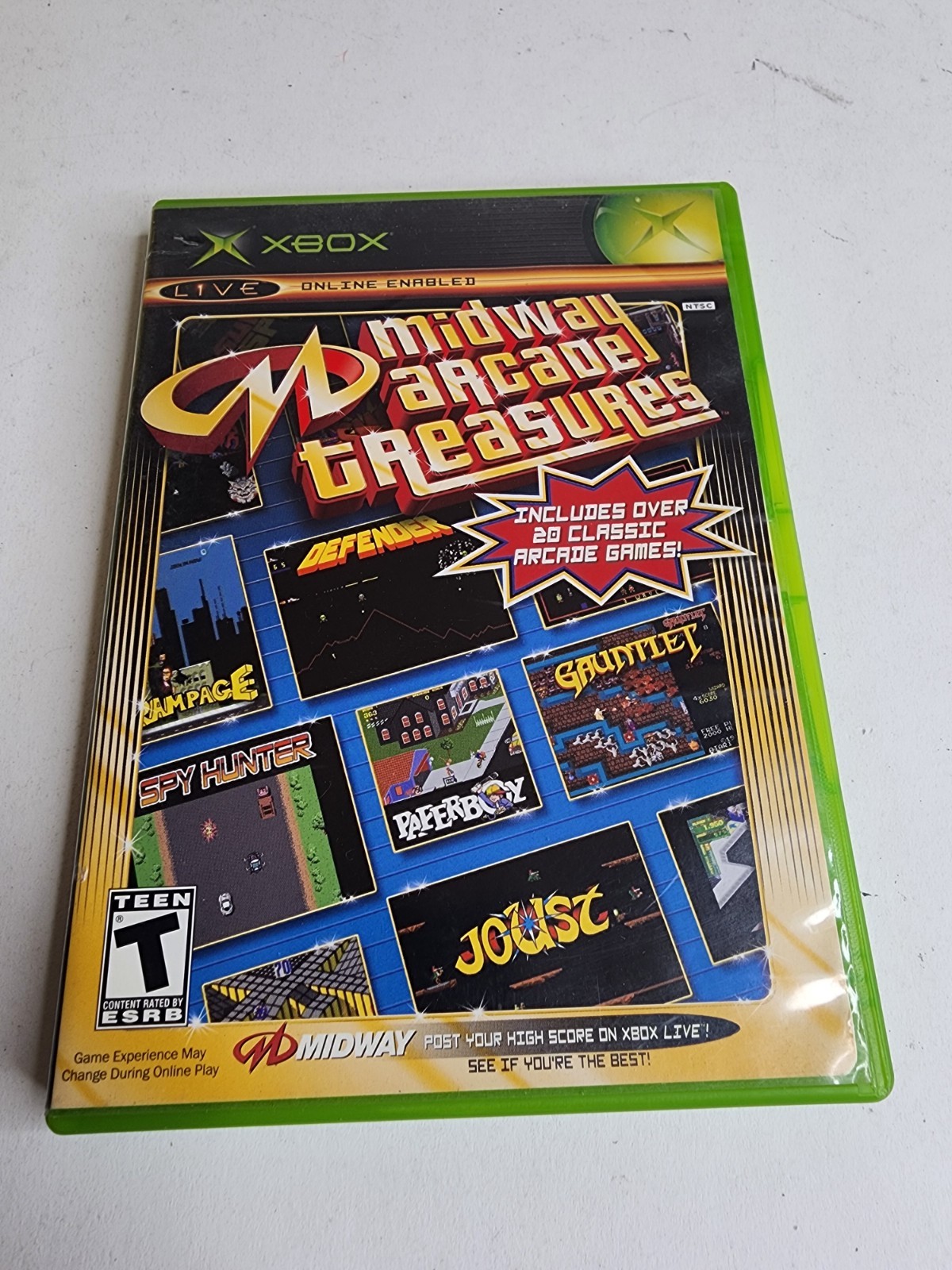 Midway Arcade Treasures (Microsoft Xbox, 2003) Complete