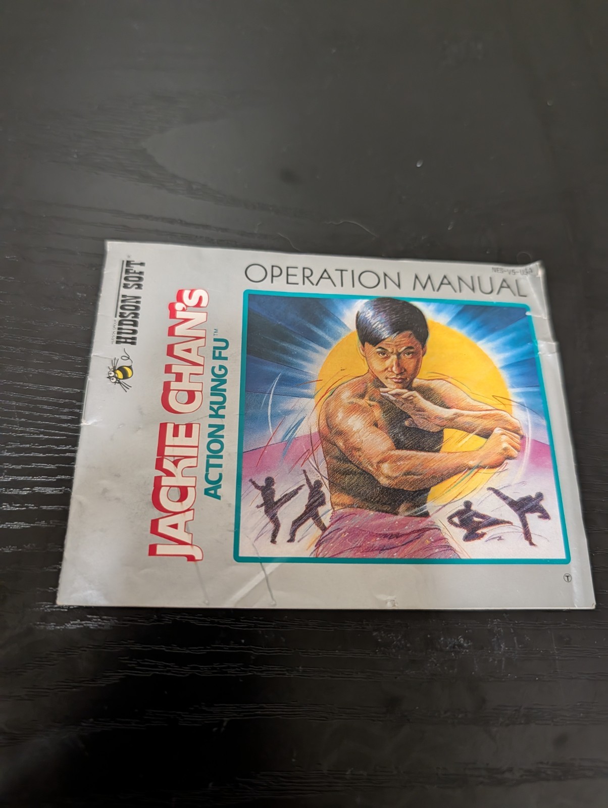 Jackie Chan’s Action Kung Fu NES Nintendo Manual Only 1990 🥷 👀