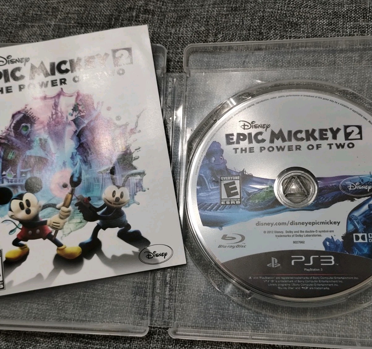 Disney Epic Mickey 2: The Power of Two PlayStation 3 PS3 2012