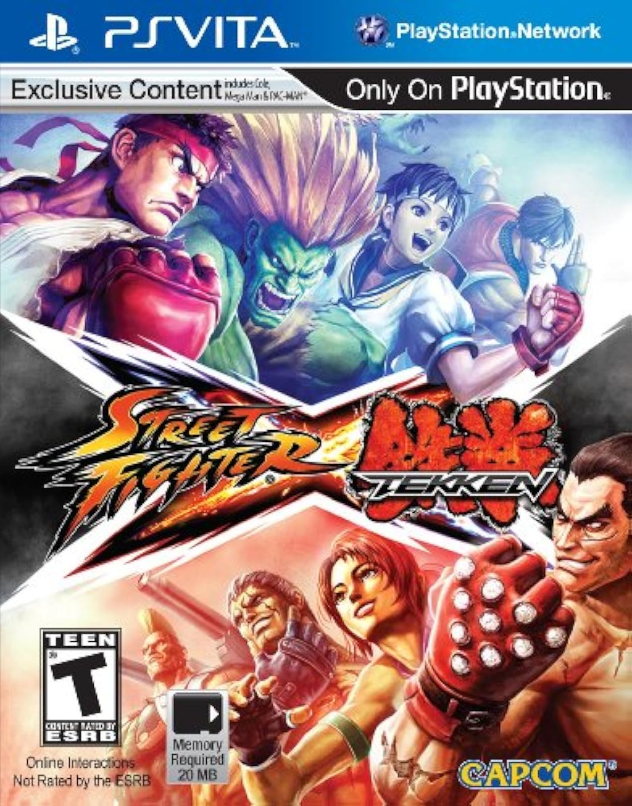 Street Fighter X Tekken PlayStation Vita For PS Vita Fighting 6E