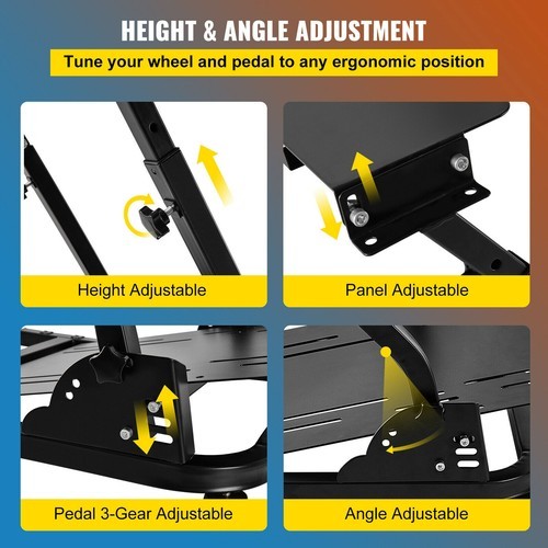 Racing Simulator Cockpit Steering Wheel Stand for Logitech G29 G920 Thrustmaster