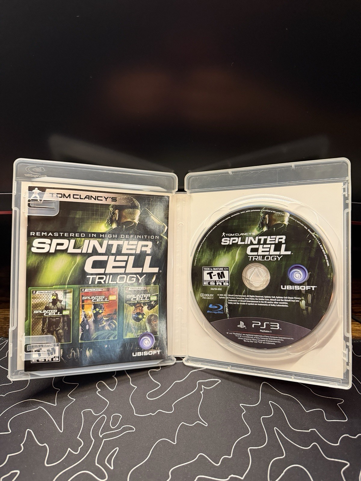 Tom Clancy’s Splinter Cell Trilogy, PlayStation 3/PS3 Remastered In HD CIB