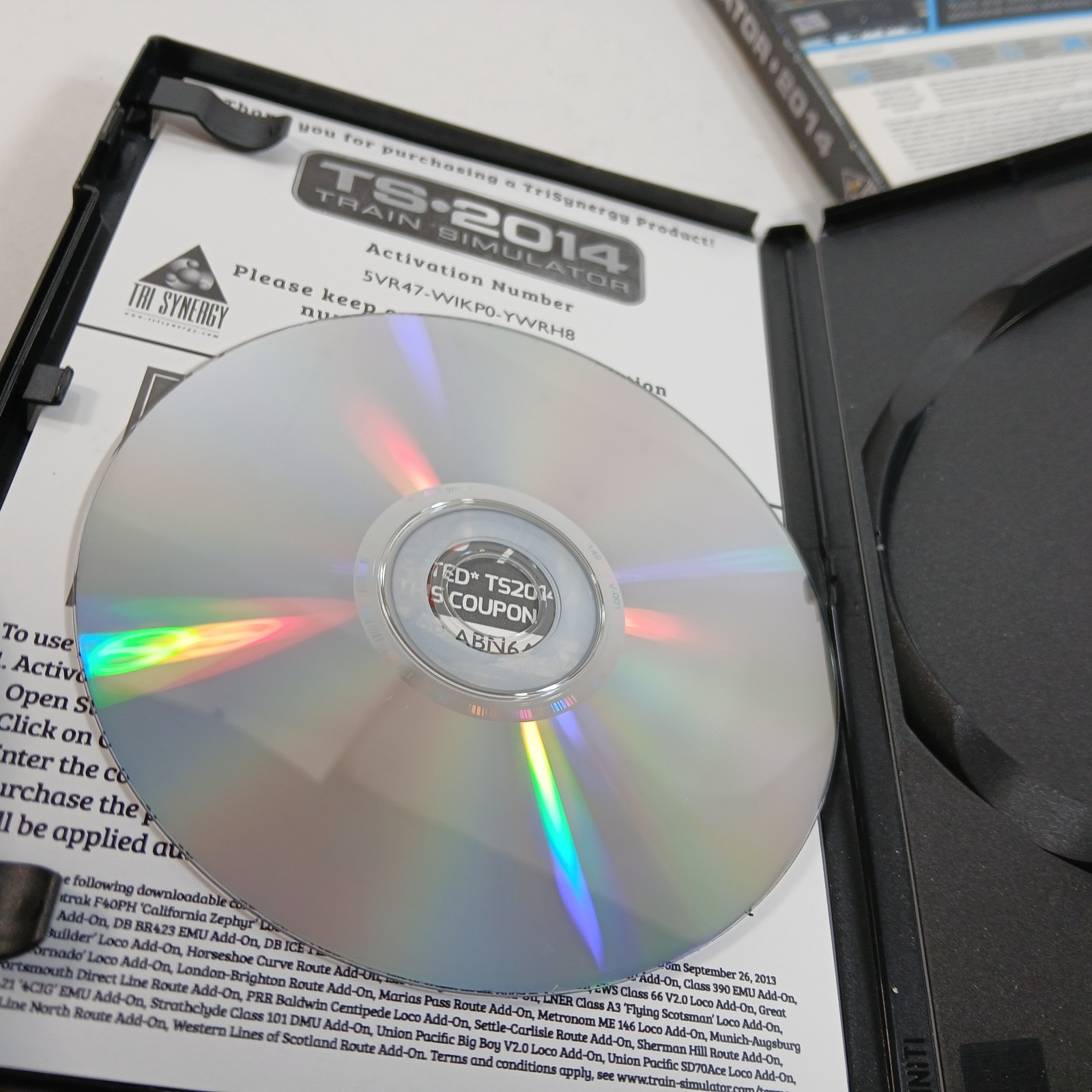 Train Simulator 2014 PC Tri Synergy PC DVD ROM Rated E