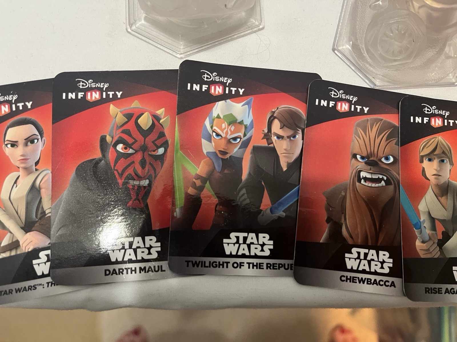 Disney Infinity Character Figure Pack Lot Darth Vader Yoda Iron Man Thor.