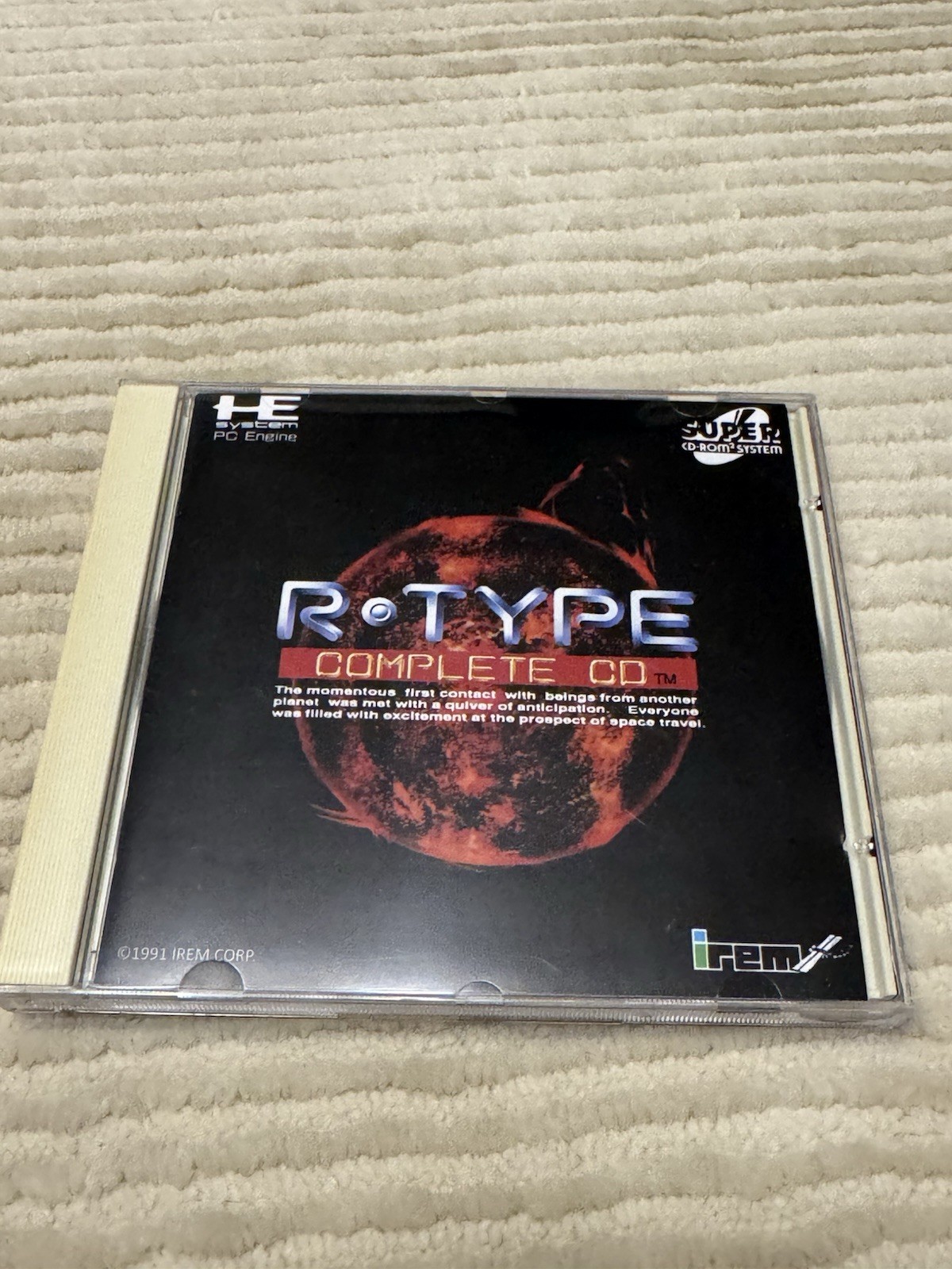 R-Type Complete CD For PC Engine CD Or Duo