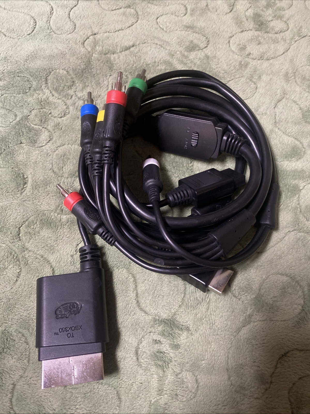 HDTV/TV Switch RCA Universal Component AV Cable for PS3 PS2 Wii Xbox 360