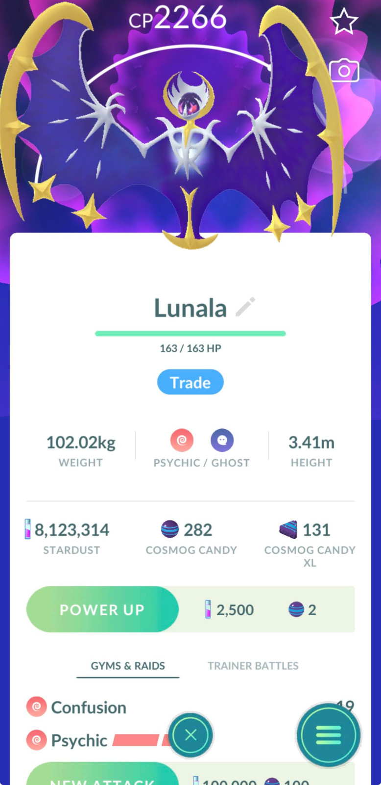 Lunala | Pokémon GO | Special Trade