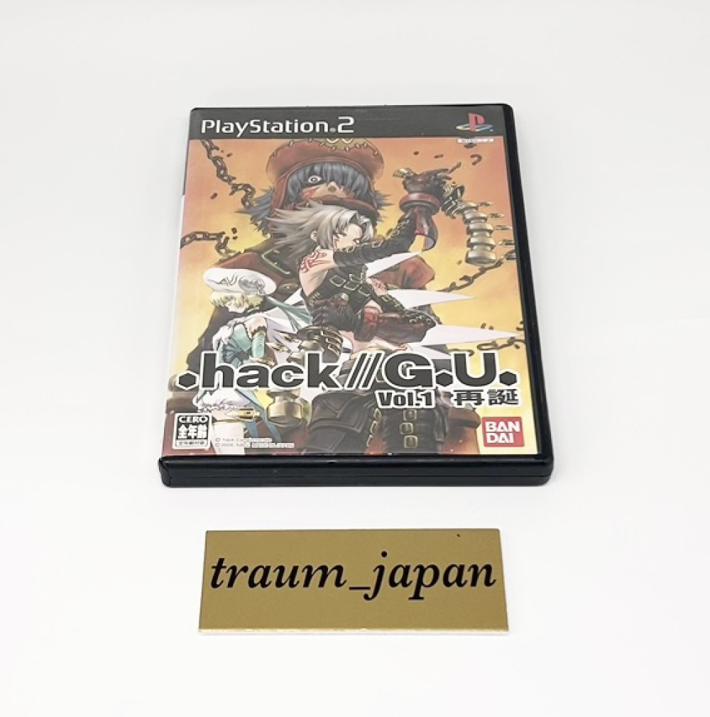 Dot hack .hack 1 2 3 4 & G.U. 1 2 3 Lot 7 set PS2 Playstation2 Japanese Ver Game
