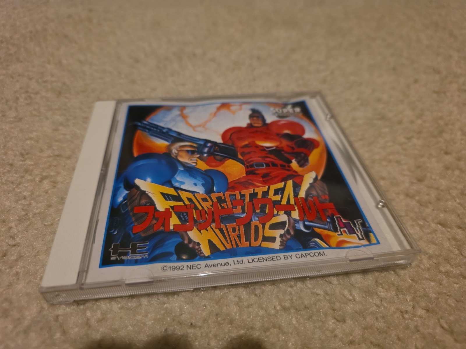 Forgotten Worlds by NEC Avenue Turbo Grafx Pc Engine Duo Super Cd