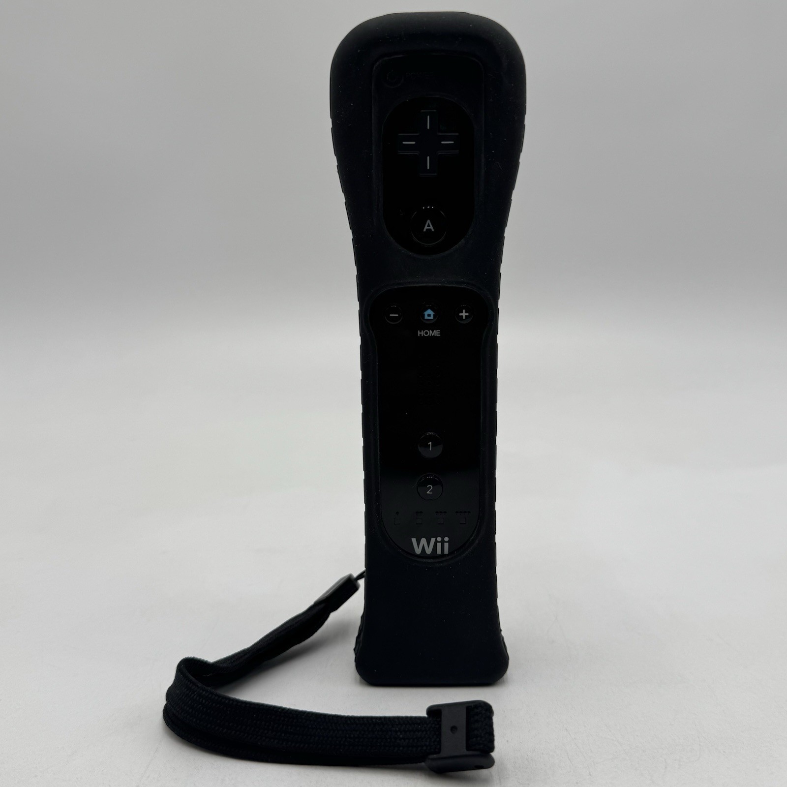 Nintendo Wii Motion Plus Remote W/ Sleeve Controller Black RVL-036 OEM •Tested