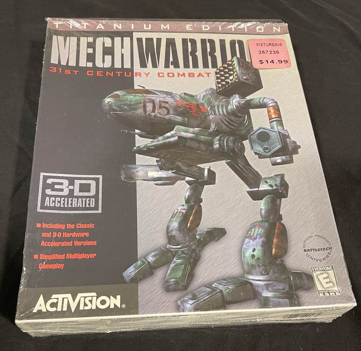 MECHWARRIOR 2 TITANIUM EDITION 3-D ACCERALTED SEALED GAME PC BATTLETECH