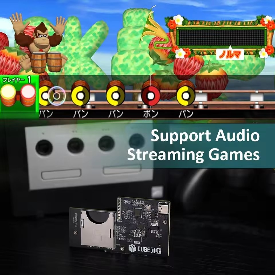 CUBEODE V1.2 Optical Drive Emulator ODE Board For GameCube Replace Disc Reader