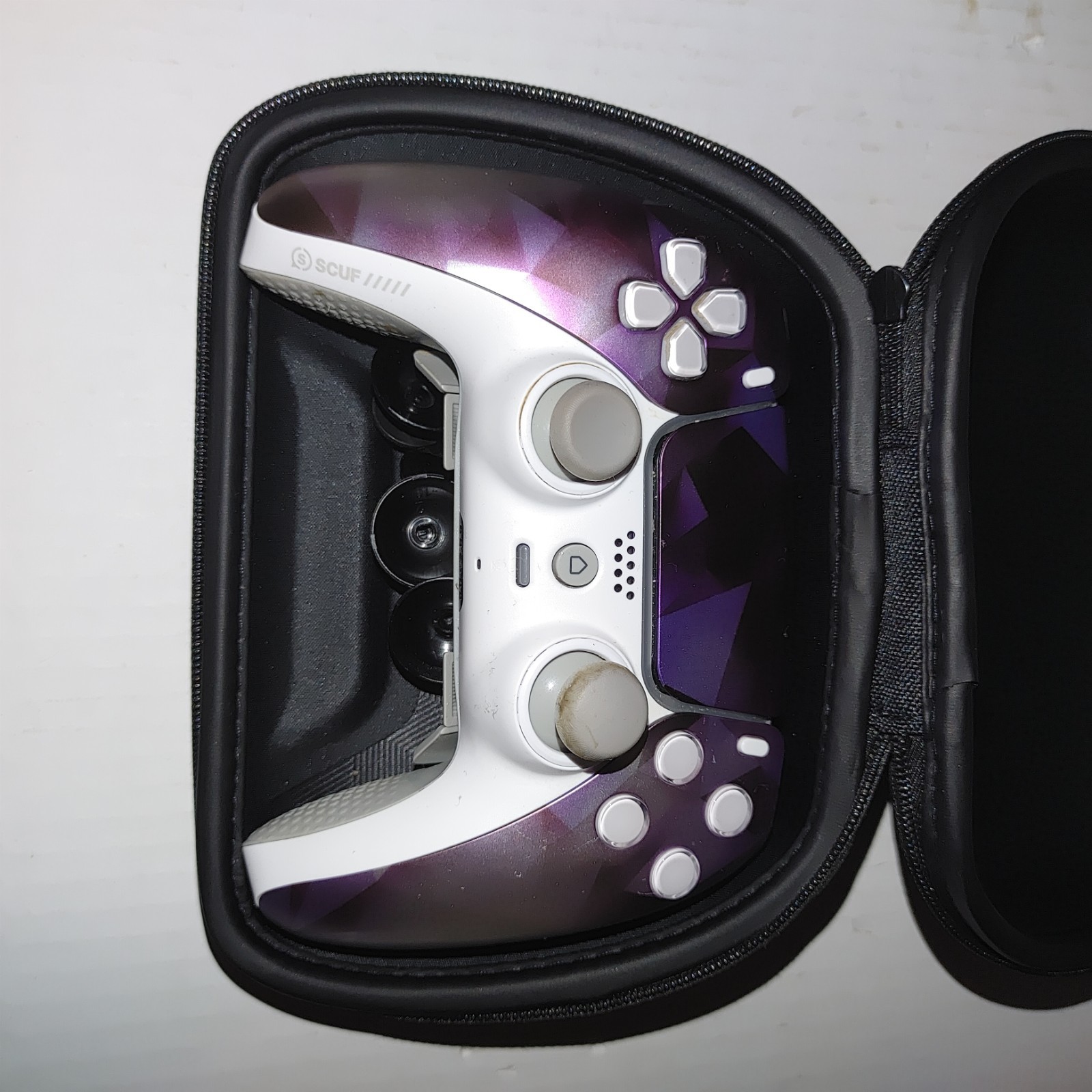 SCUF PS5 DualSense Wireless Controller, Multicolor w/ Hard Shell Case
