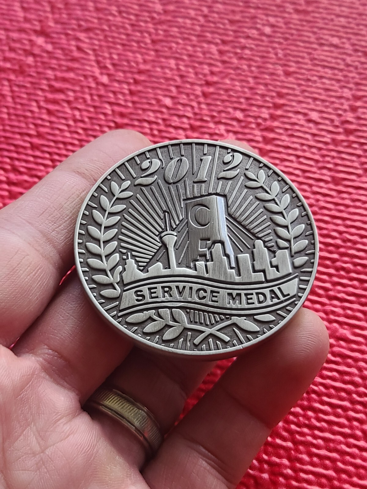 Ubisoft Employee Developer Service Medal Coin 2012 Chengdu China Rare Promo PC
