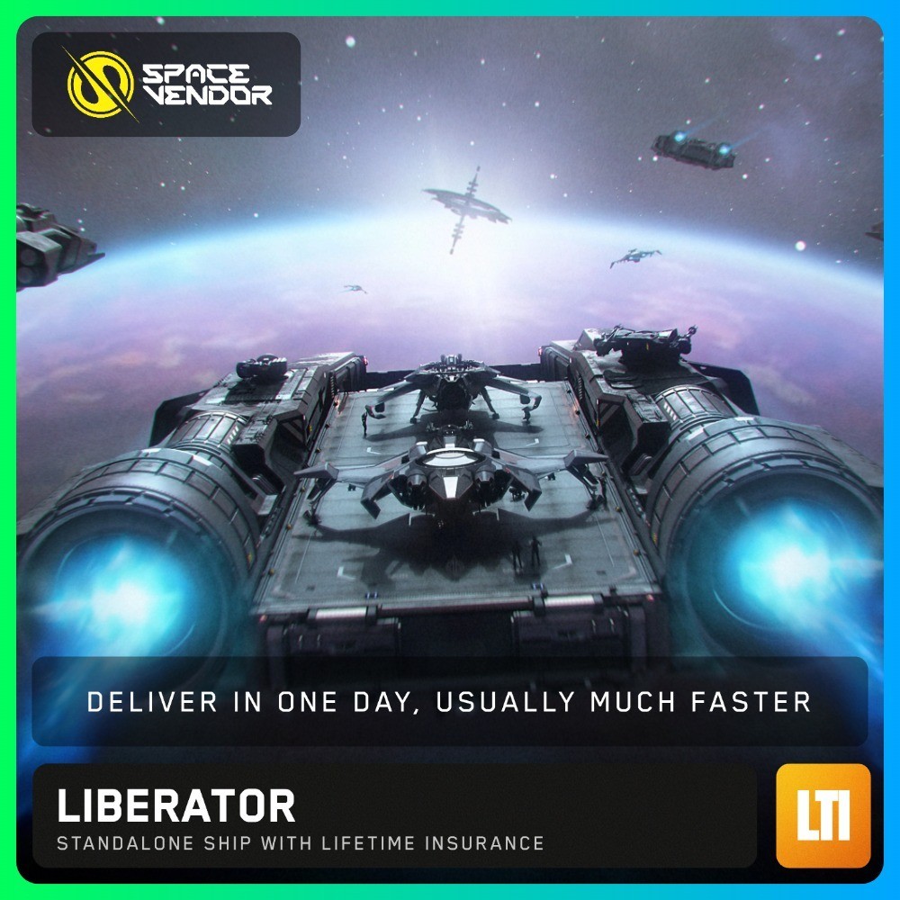Star Citizen Liberator LTI Lifetime Insurance CCUd – Space Vendor