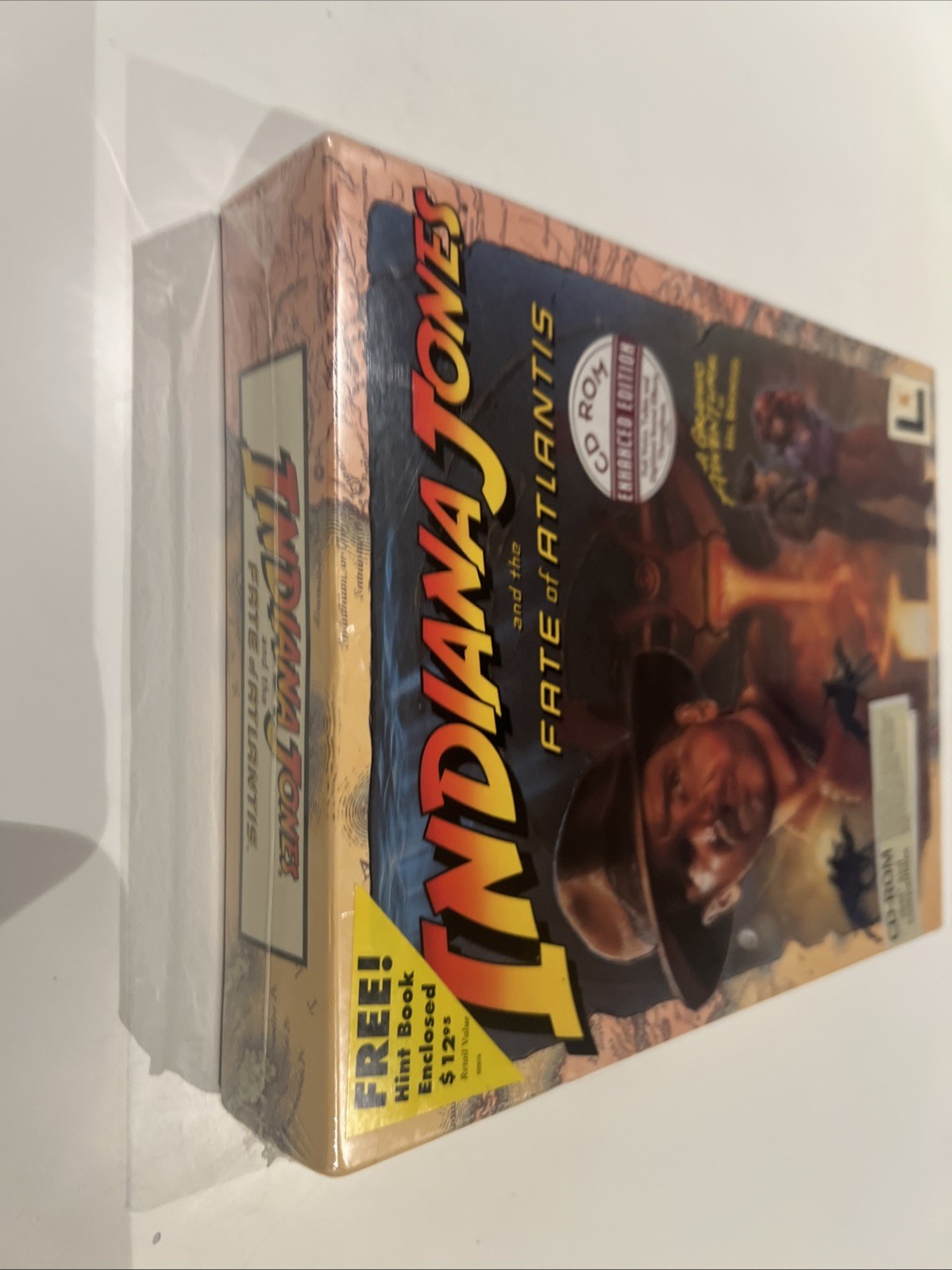 Indiana Jones and the Fate of Atlantis (PC CD-ROM, 1992) Sealed Big Box