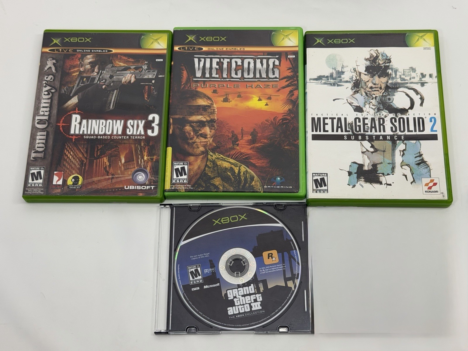 Original Xbox Console Bundle with Games & Controller Microsoft Tested
