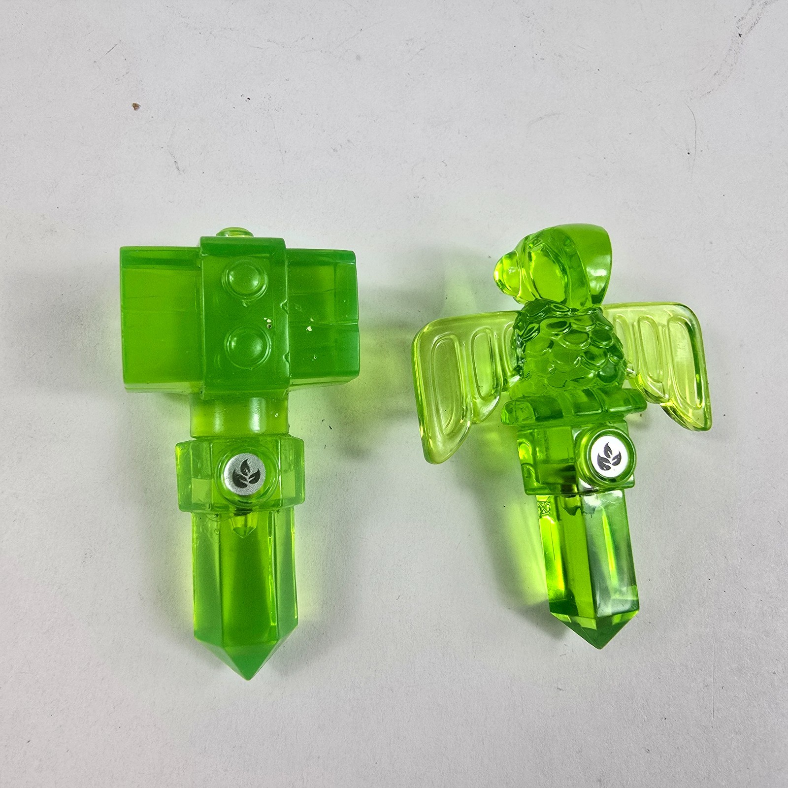 Lot 6 Skylanders Trap Team Crystals Tiki Hammer Toucan Hourglass Scepter Trap