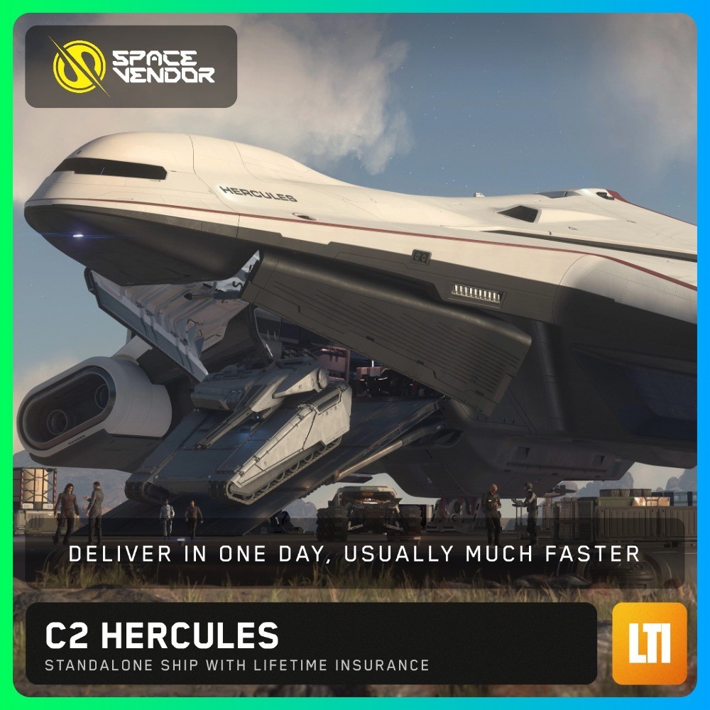 Star Citizen C2 Hercules LTI Lifetime Insurance CCUd – Space Vendor