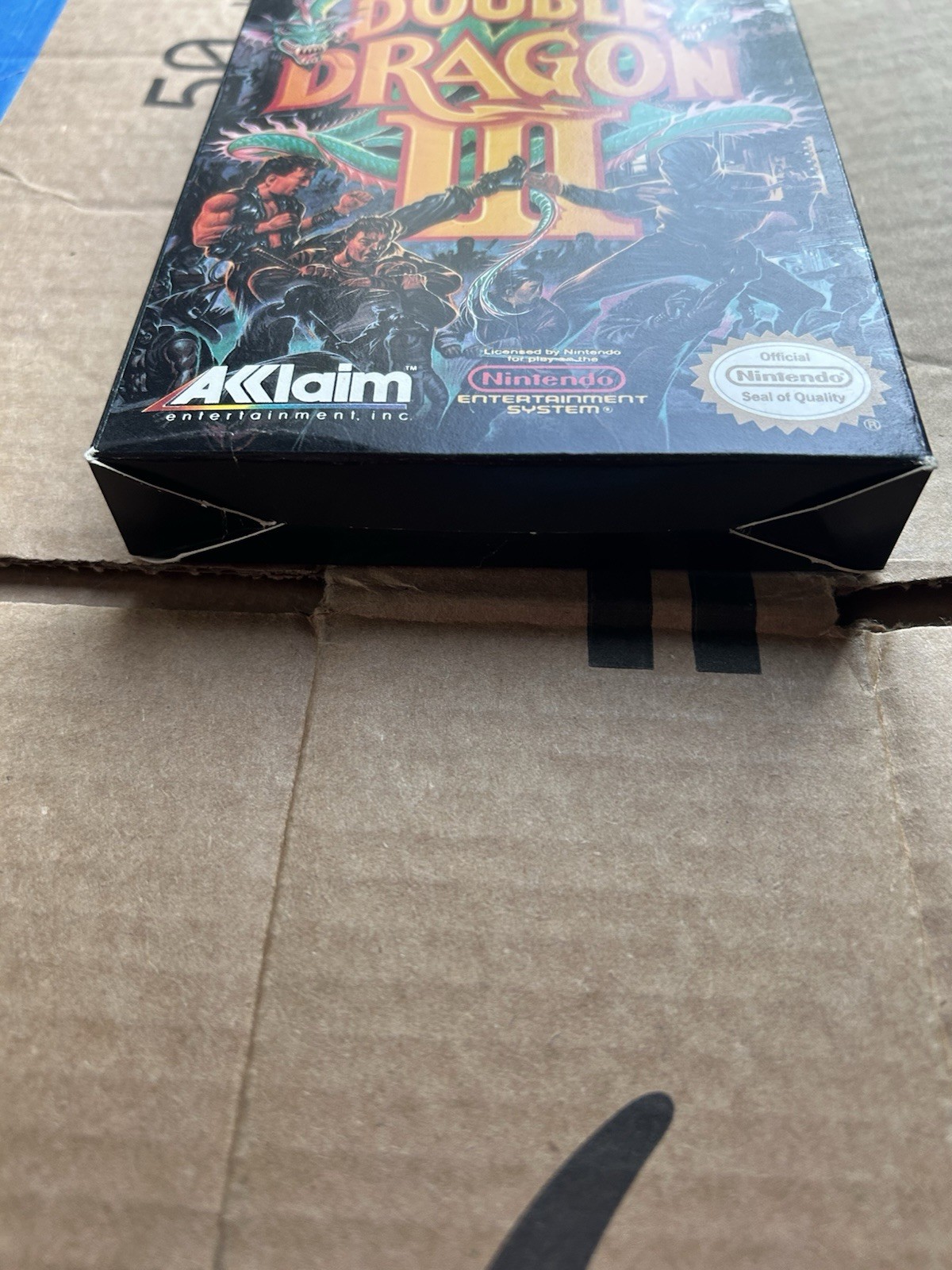 NES Prototype Box Double Dragon 3 Retail Mock Up Trade Show CES Display
