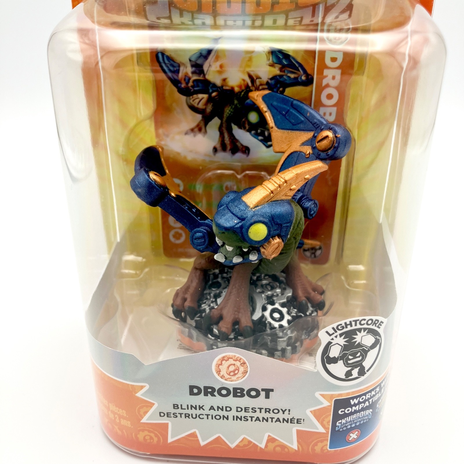 Skylanders Giants Drobot Lightcore Figure NIB Activision NEW SEALED